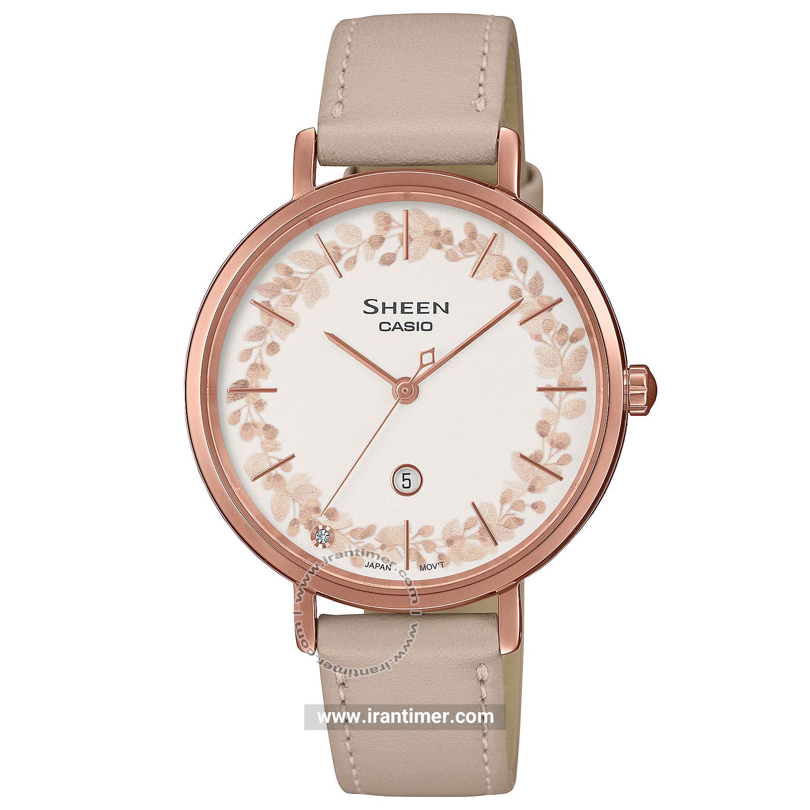 قیمت و خرید ساعت مچی زنانه کاسیو (CASIO) شین مدل SHE-4539FPL-7AUDF فشن | اورجینال و اصلی