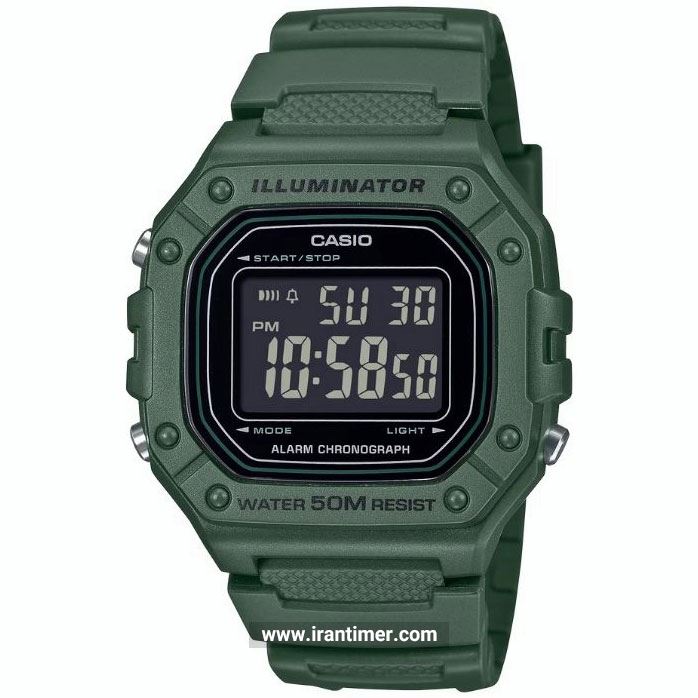 قیمت و خرید ساعت مچی مردانه کاسیو (CASIO) جنرال مدل W-218H-3BVDF اسپرت | اورجینال و اصلی