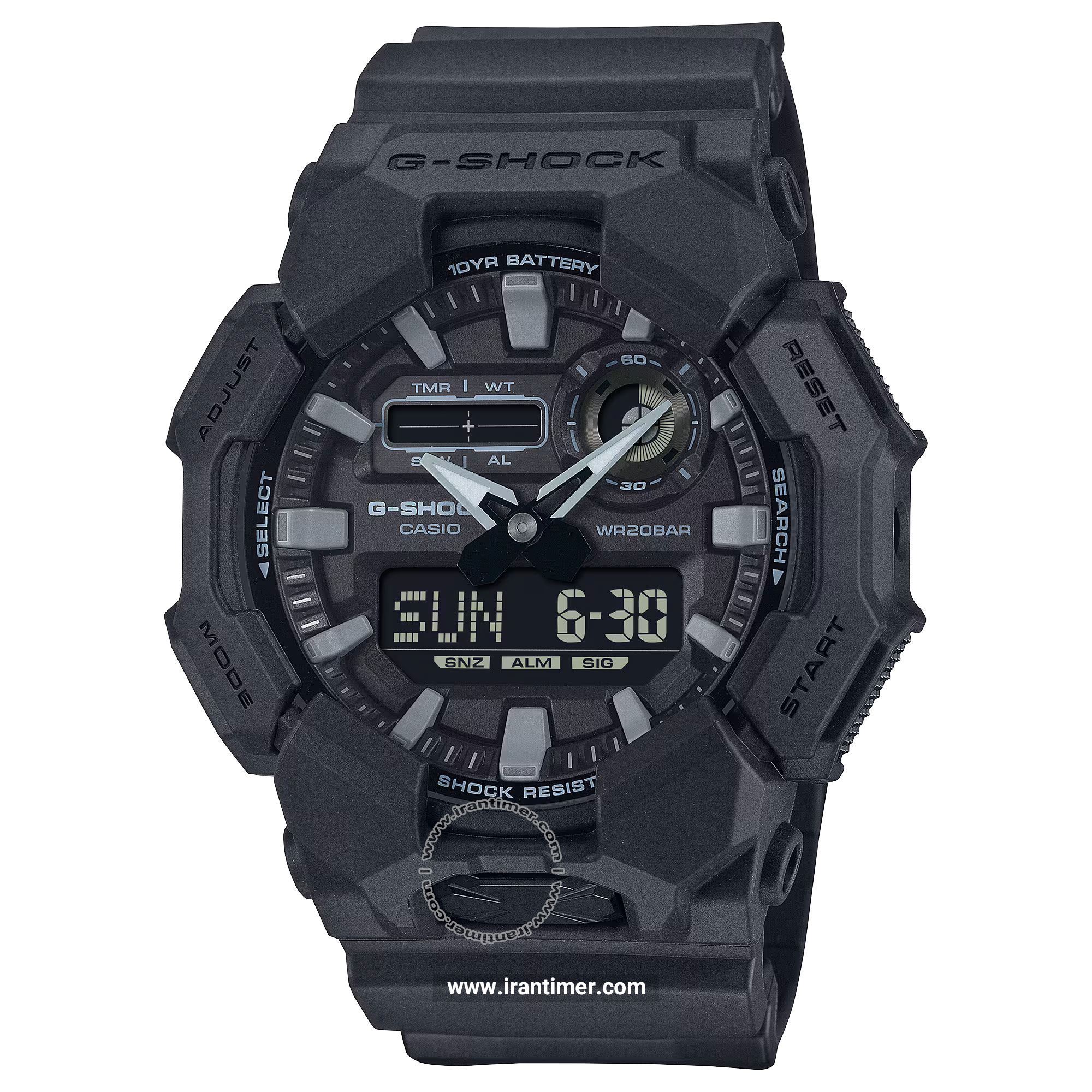 قیمت و خرید ساعت مچی مردانه کاسیو (CASIO) جی شاک مدل GA-010-1A1DR اسپرت | اورجینال و اصلی