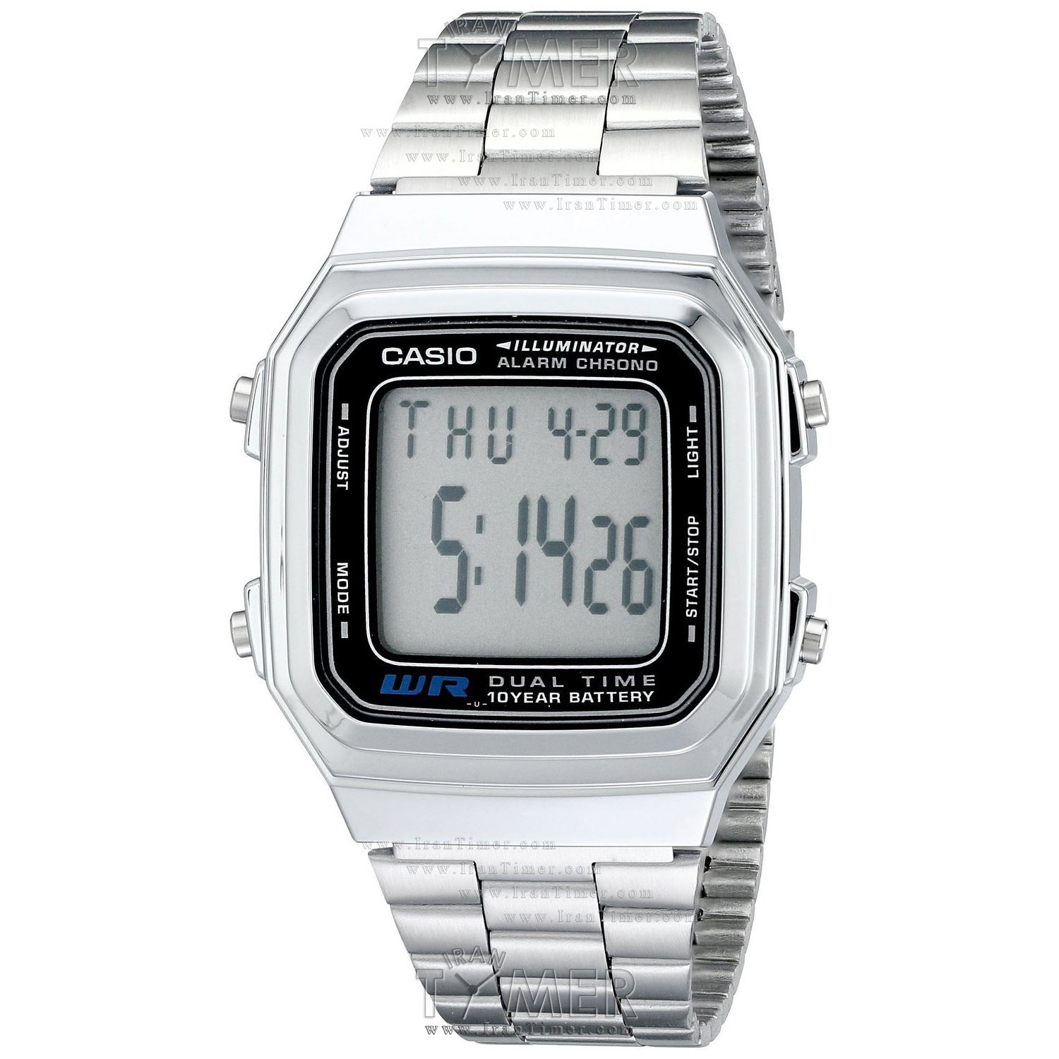 قیمت و خرید ساعت مچی مردانه کاسیو (CASIO) جنرال مدل A178WA-1ADF کلاسیک | اورجینال و اصلی