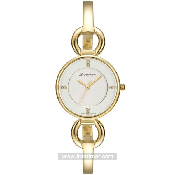 قیمت و خرید ساعت مچی زنانه رومانسون(ROMANSON) مدل RM7A04LLGGA1R1-W کلاسیک | اورجینال و اصلی