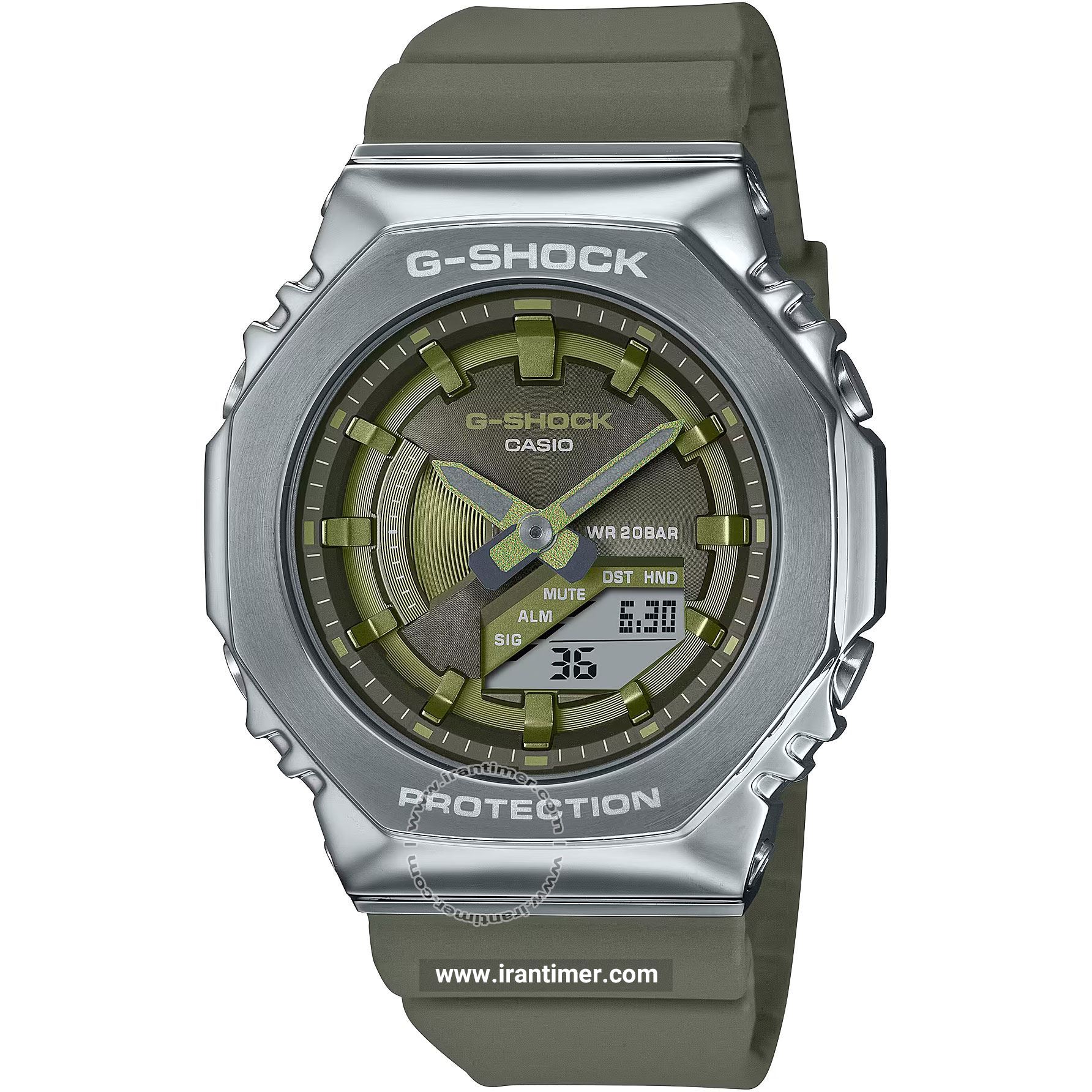 قیمت و خرید ساعت مچی مردانه زنانه کاسیو (CASIO) جی شاک مدل GM-S2100-3ADR اسپرت | اورجینال و اصلی