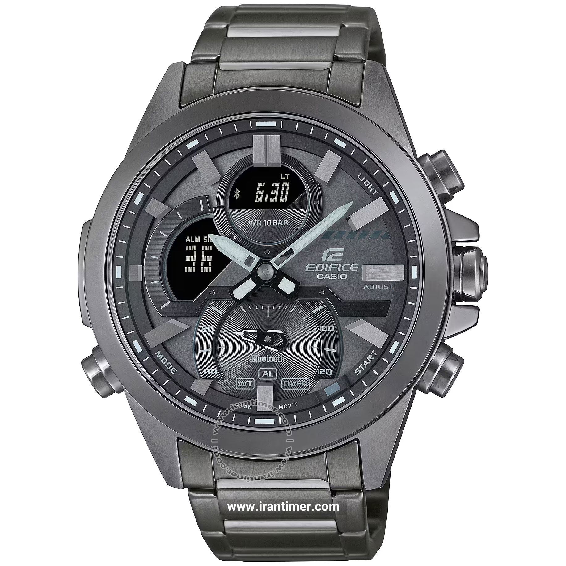 قیمت و خرید ساعت مچی مردانه کاسیو (CASIO) ادیفس(ادیفایس) مدل ECB-30DC-1BDF اسپرت | اورجینال و اصلی