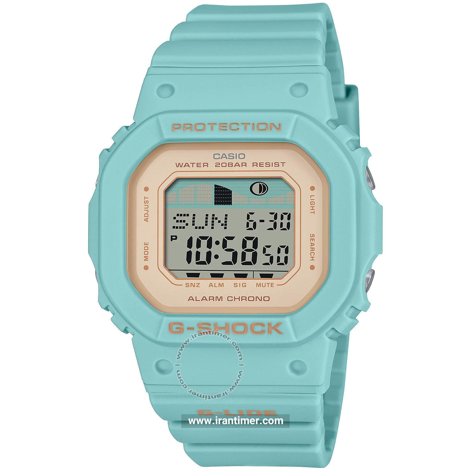 قیمت و خرید ساعت مچی زنانه کاسیو (CASIO) جی شاک مدل GLX-S5600-3DR اسپرت | اورجینال و اصلی