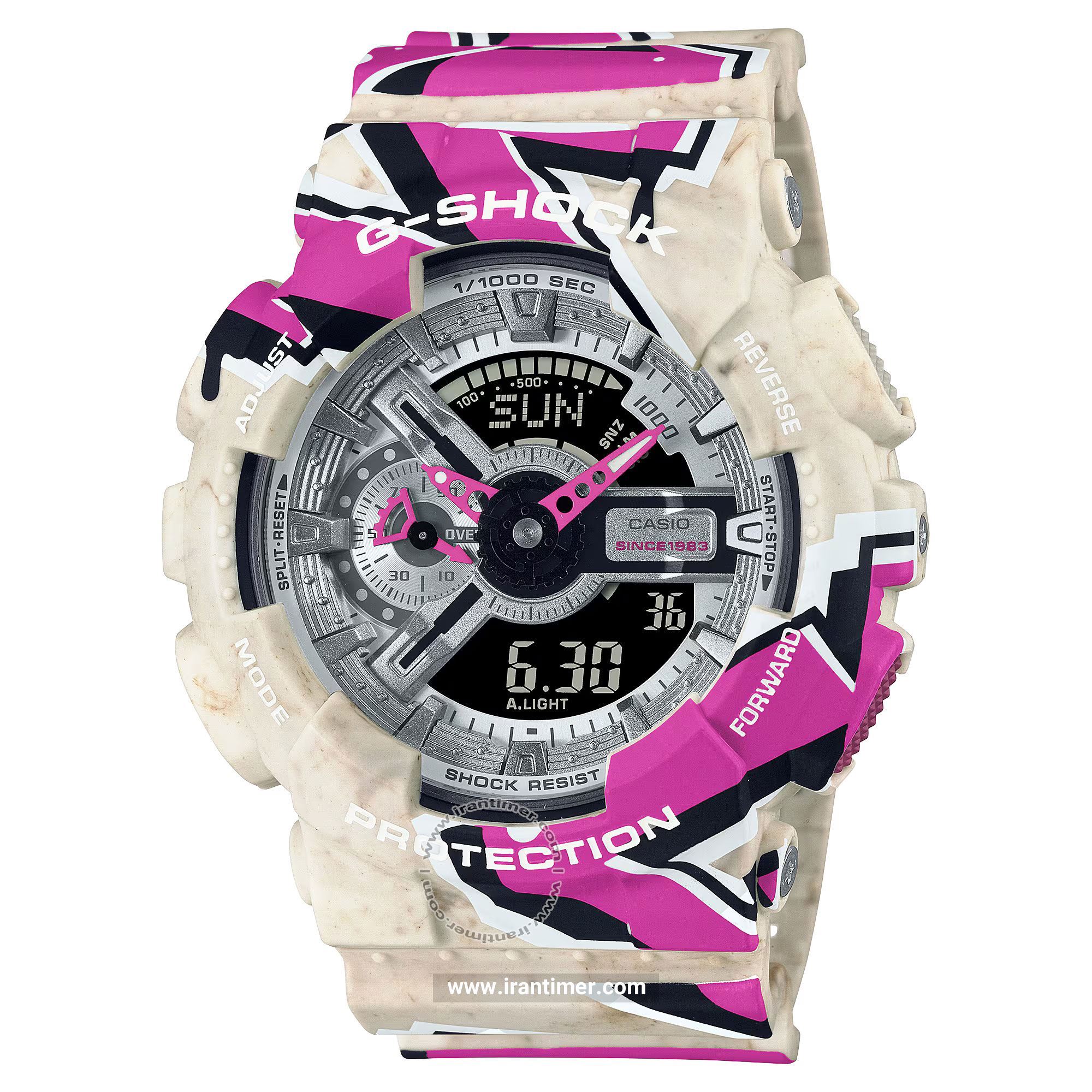 قیمت و خرید ساعت مچی مردانه کاسیو (CASIO) جی شاک مدل GA-110SS-1ADR اسپرت | اورجینال و اصلی