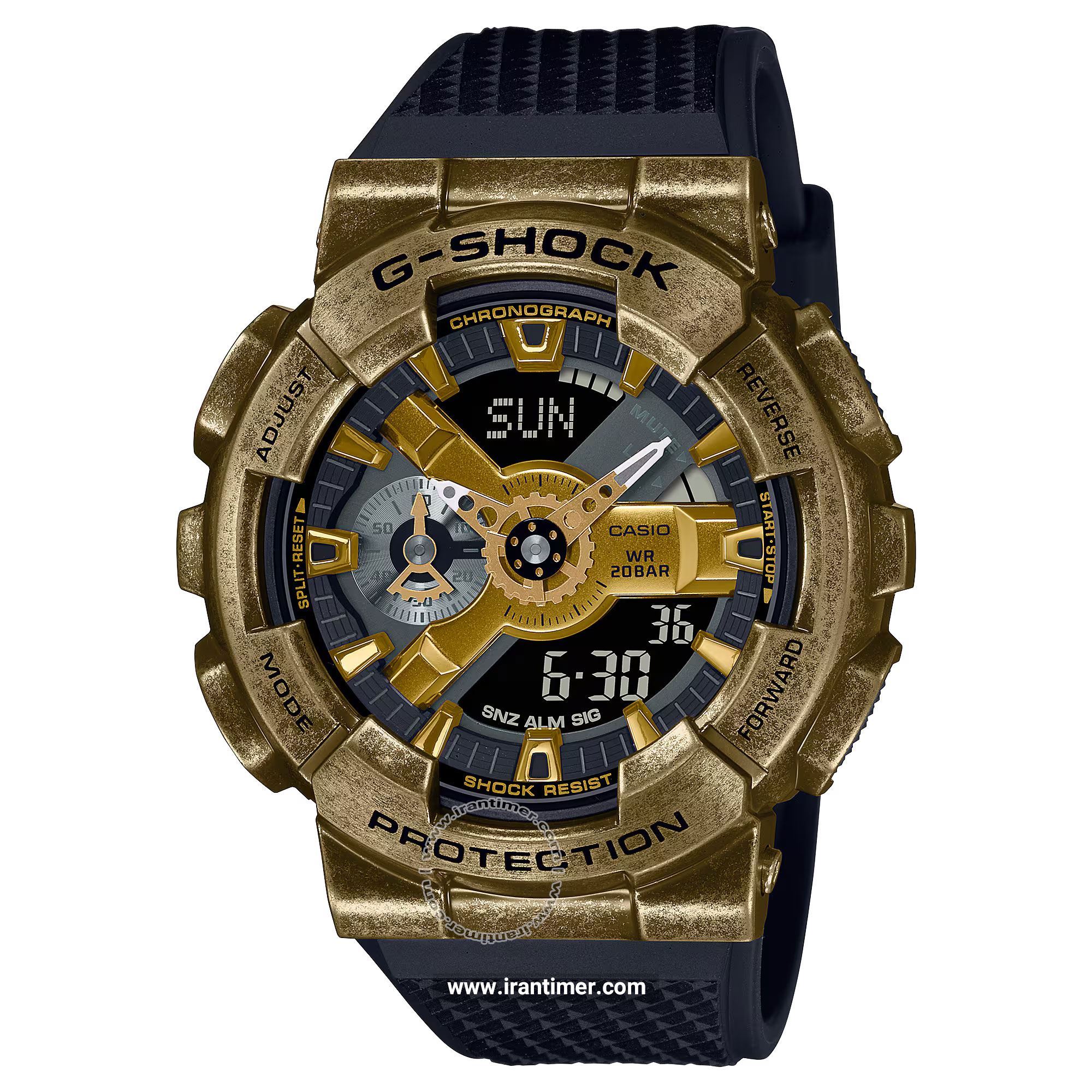 قیمت و خرید ساعت مچی مردانه کاسیو (CASIO) جی شاک مدل GM-110VG-1A9DR اسپرت | اورجینال و اصلی