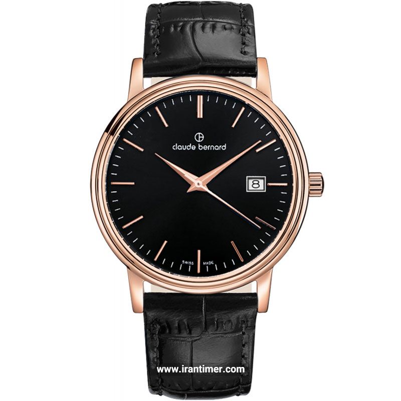 قیمت و خرید ساعت مچی مردانه کلودبرنارد(CLAUDE BERNARD) مدل 53009 37R NIR کلاسیک | اورجینال و اصلی