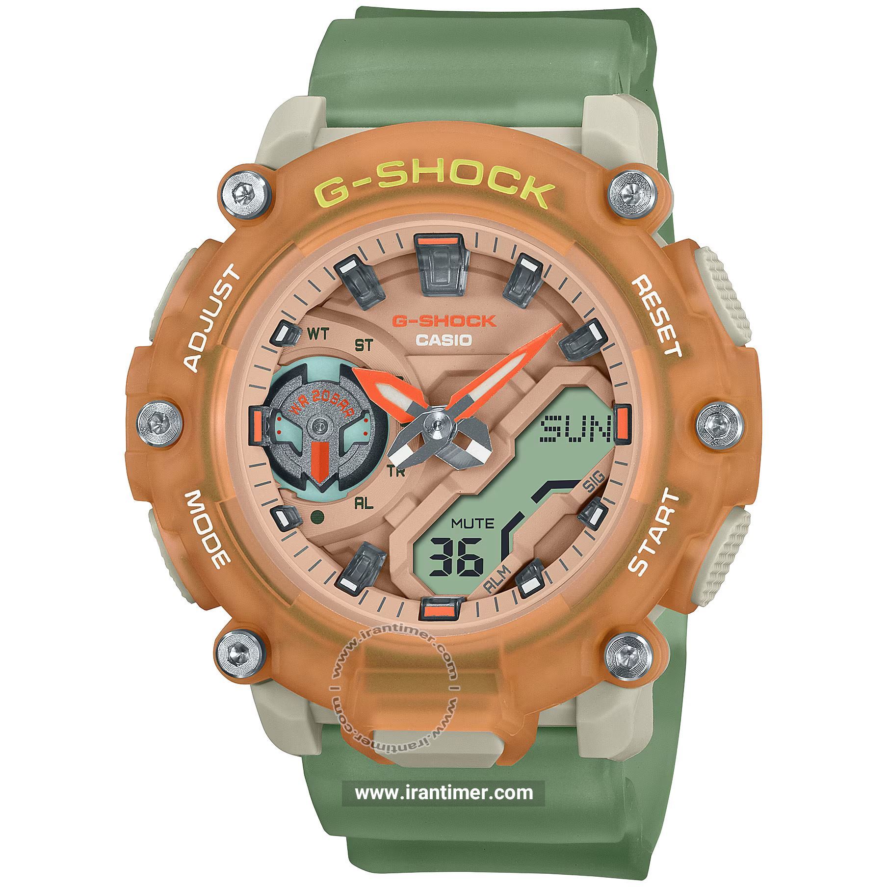 قیمت و خرید ساعت مچی زنانه کاسیو (CASIO) جی شاک مدل GMA-S2200PE-5ADR اسپرت | اورجینال و اصلی