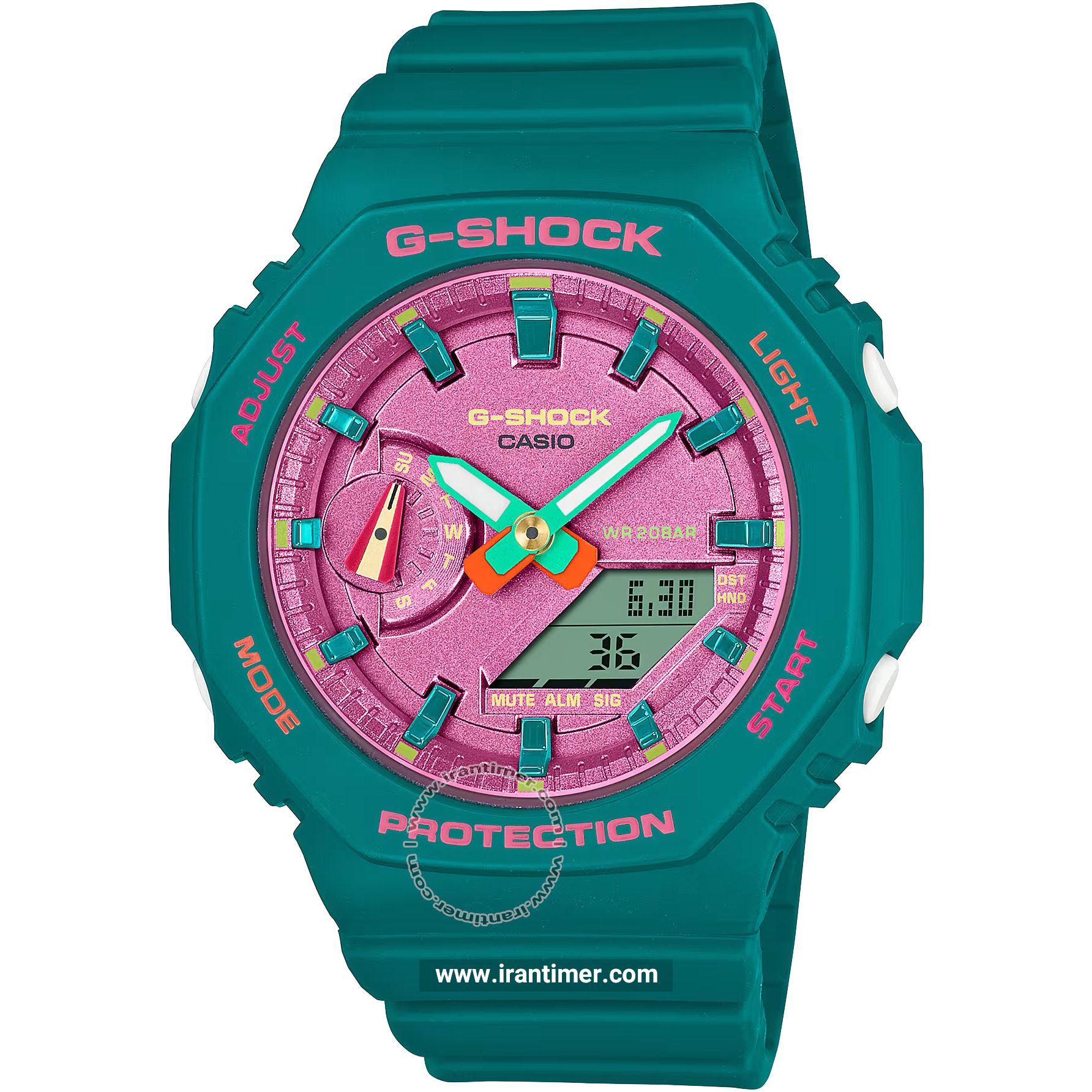 قیمت و خرید ساعت مچی زنانه کاسیو (CASIO) جی شاک مدل GMA-S2100BS-3ADR اسپرت | اورجینال و اصلی