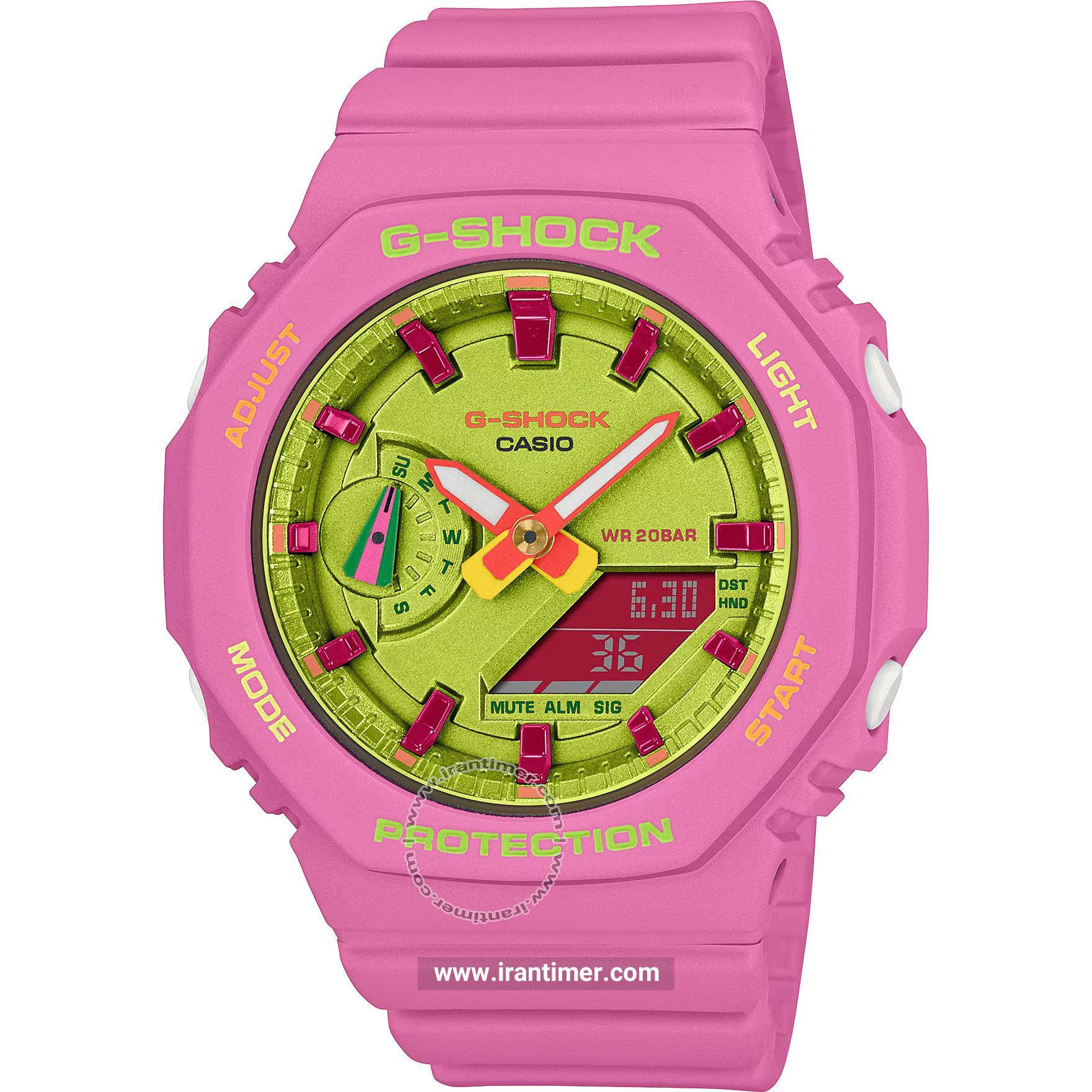 قیمت و خرید ساعت مچی زنانه کاسیو (CASIO) جی شاک مدل GMA-S2100BS-4ADR اسپرت | اورجینال و اصلی