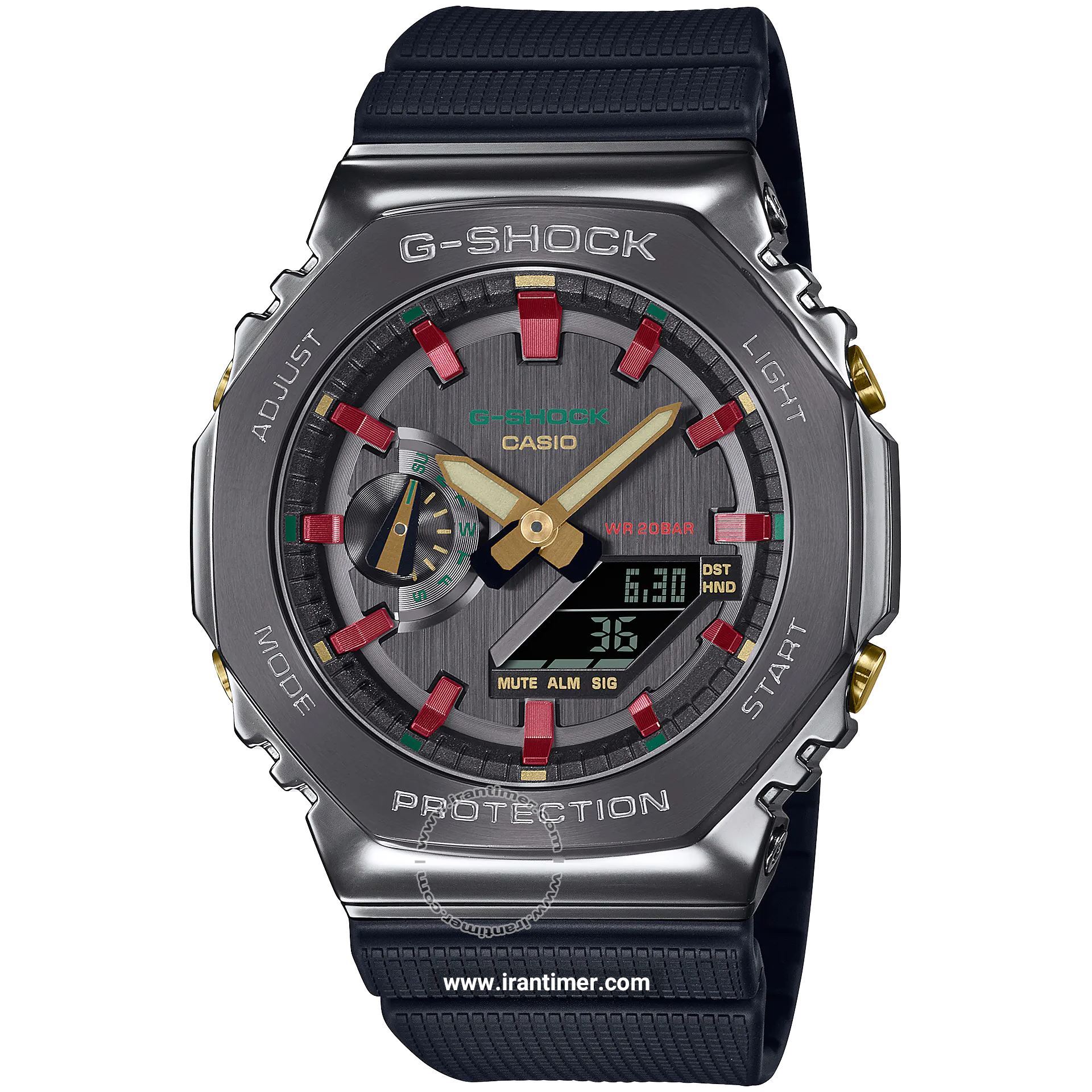 قیمت و خرید ساعت مچی مردانه کاسیو (CASIO) جی شاک مدل GM-2100CH-1ADR اسپرت | اورجینال و اصلی