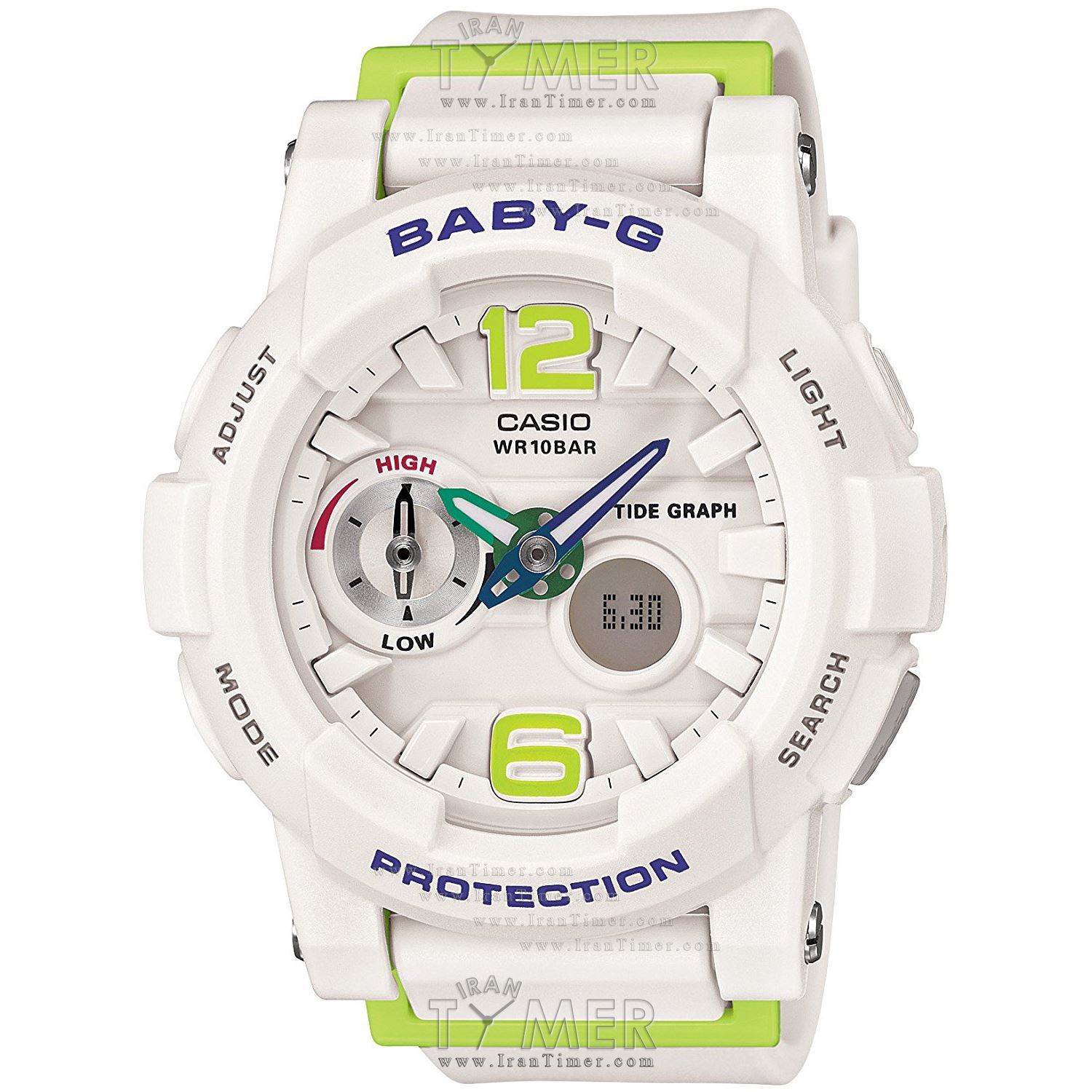 قیمت و خرید ساعت مچی کاسیو (CASIO) بیبی جی مدل BGA-180-7B2DR اسپرت | اورجینال و اصلی