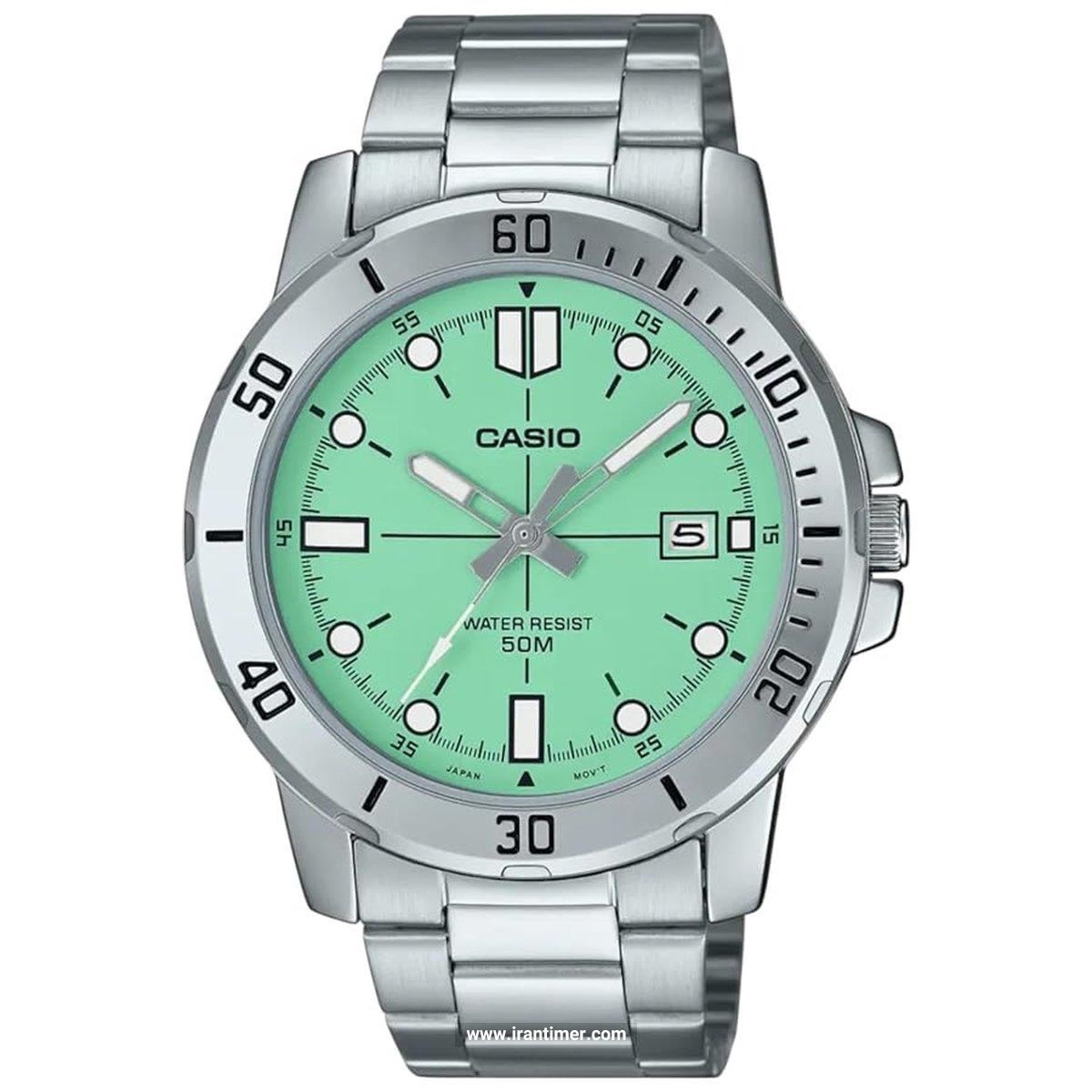 قیمت و خرید ساعت مچی مردانه کاسیو (CASIO) جنرال مدل MTP-VD01D-3E1VUDF کلاسیک | اورجینال و اصلی