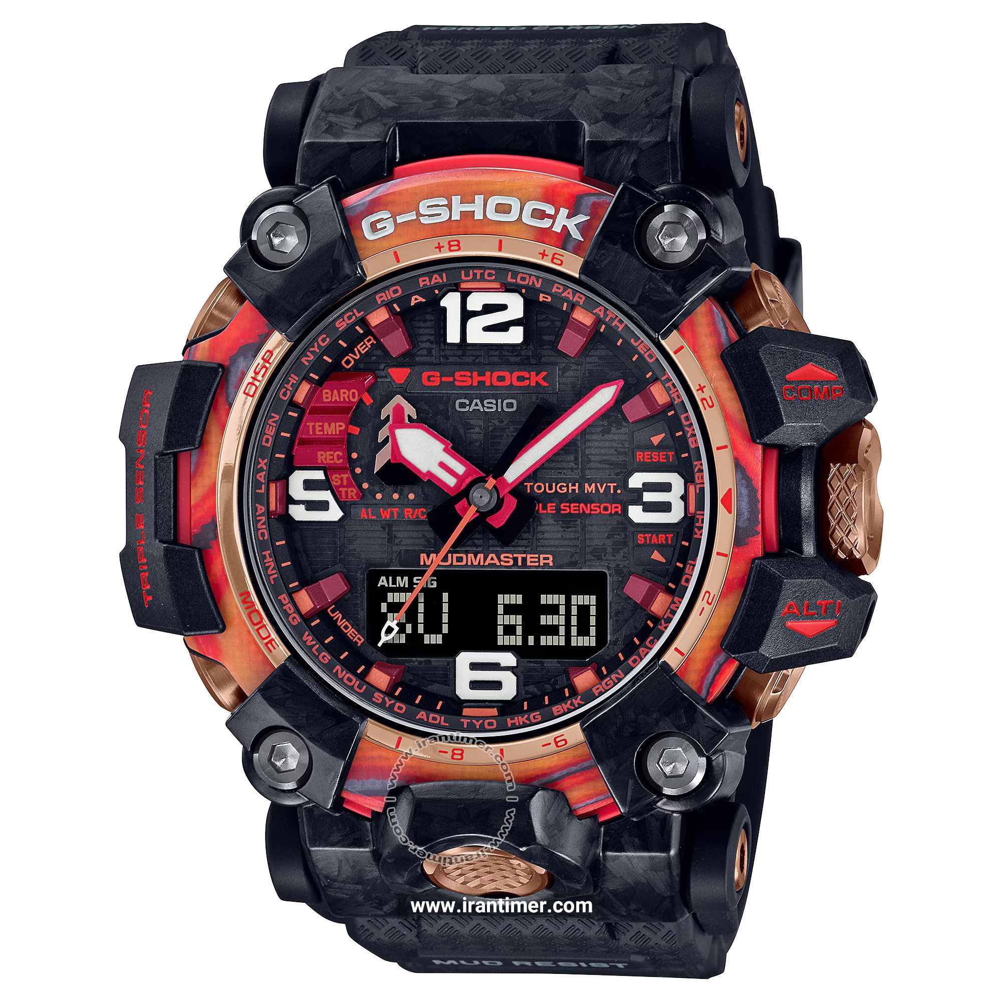 قیمت و خرید ساعت مچی مردانه کاسیو (CASIO) جی شاک مدل GWG-2040FR-1ADR اسپرت | اورجینال و اصلی