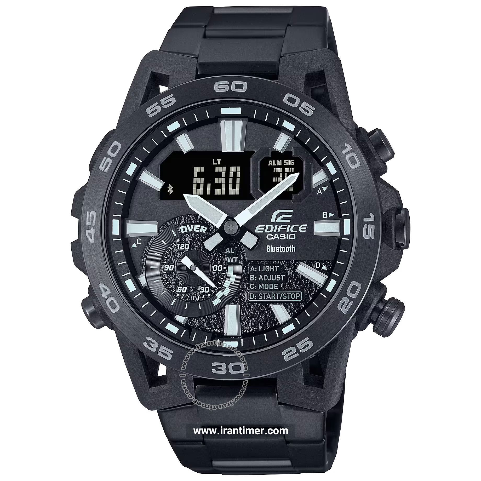 قیمت و خرید ساعت مچی مردانه کاسیو (CASIO) ادیفس(ادیفایس) مدل ECB-40BK-1ADF اسپرت | اورجینال و اصلی