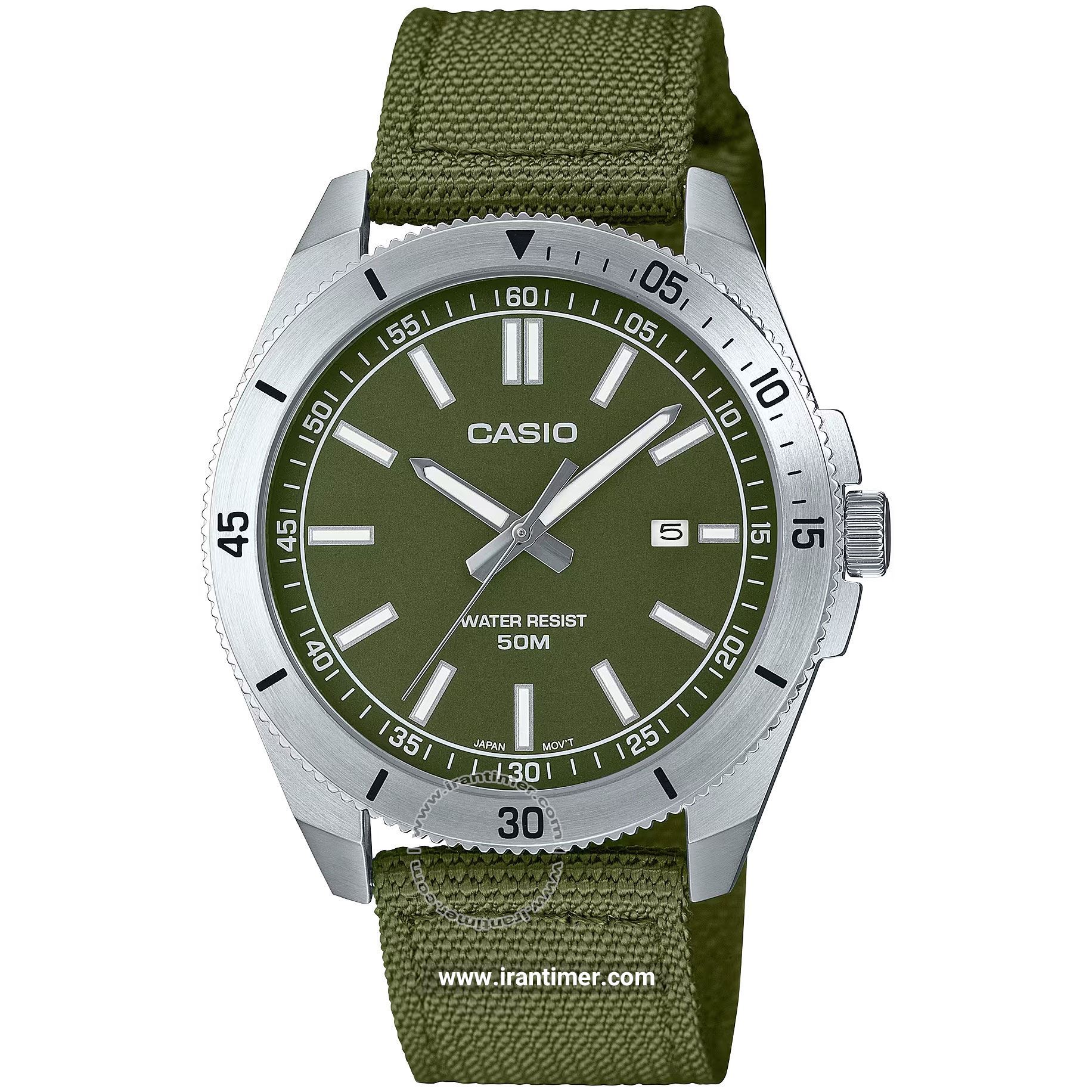 قیمت و خرید ساعت مچی مردانه کاسیو (CASIO) جنرال مدل MTP-B155C-3EVDF اسپرت | اورجینال و اصلی