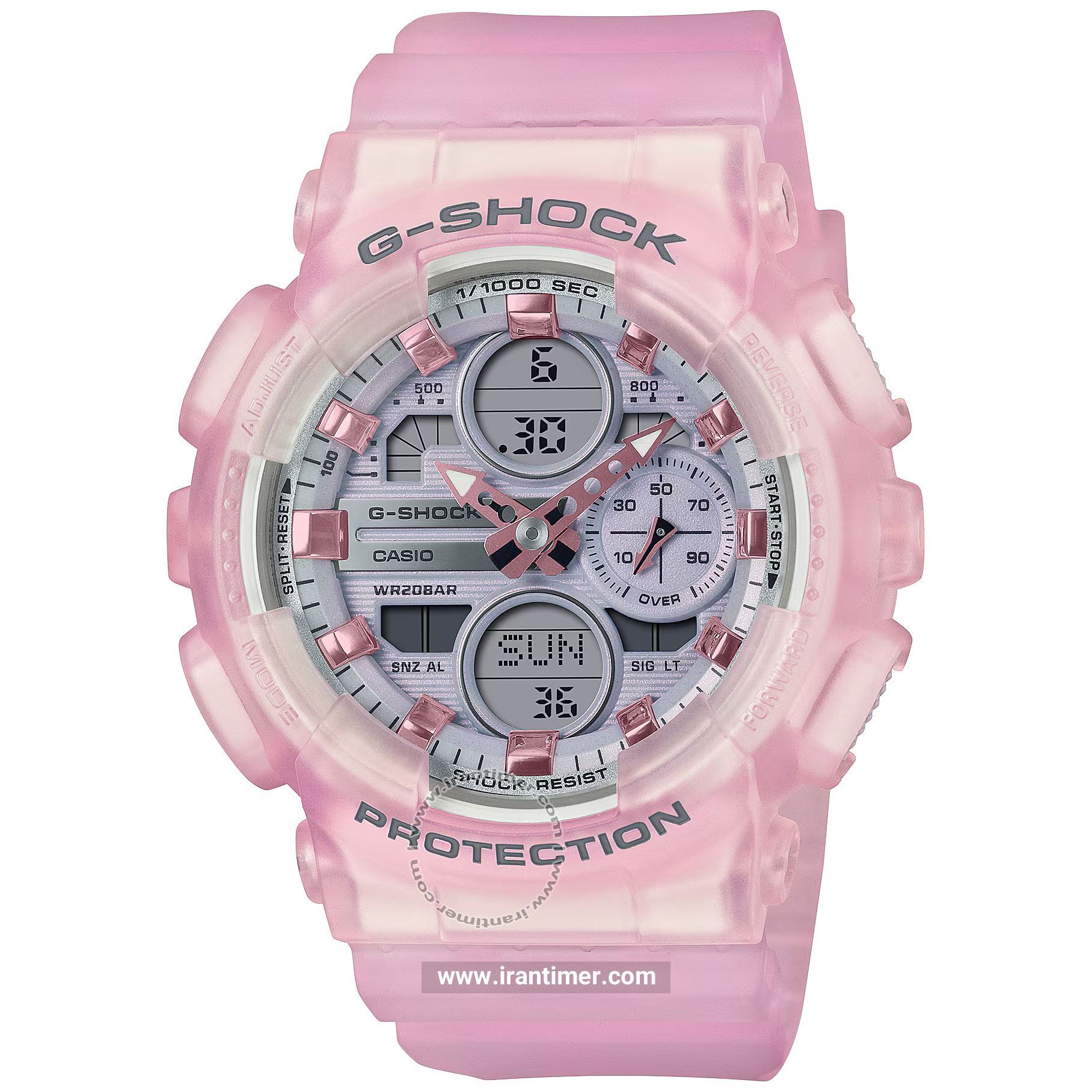 قیمت و خرید ساعت مچی زنانه کاسیو (CASIO) جی شاک مدل GMA-S140NP-4ADR اسپرت | اورجینال و اصلی