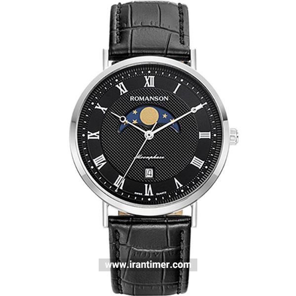 قیمت و خرید ساعت مچی مردانه رومانسون(ROMANSON) مدل TL1B24FMBWA32W-BK کلاسیک | اورجینال و اصلی