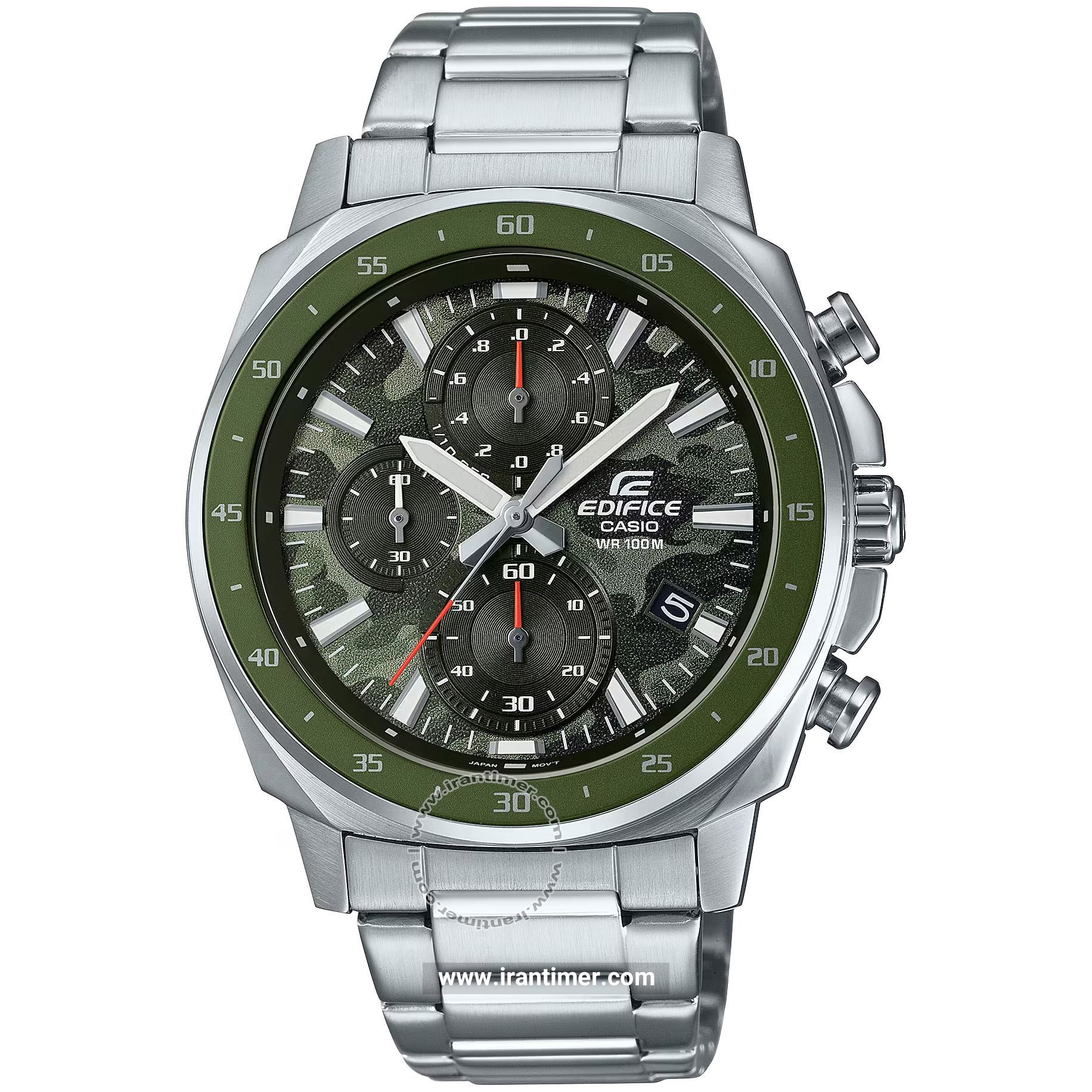 قیمت و خرید ساعت مچی مردانه کاسیو (CASIO) ادیفس(ادیفایس) مدل EFV-600D-3CV کلاسیک | اورجینال و اصلی