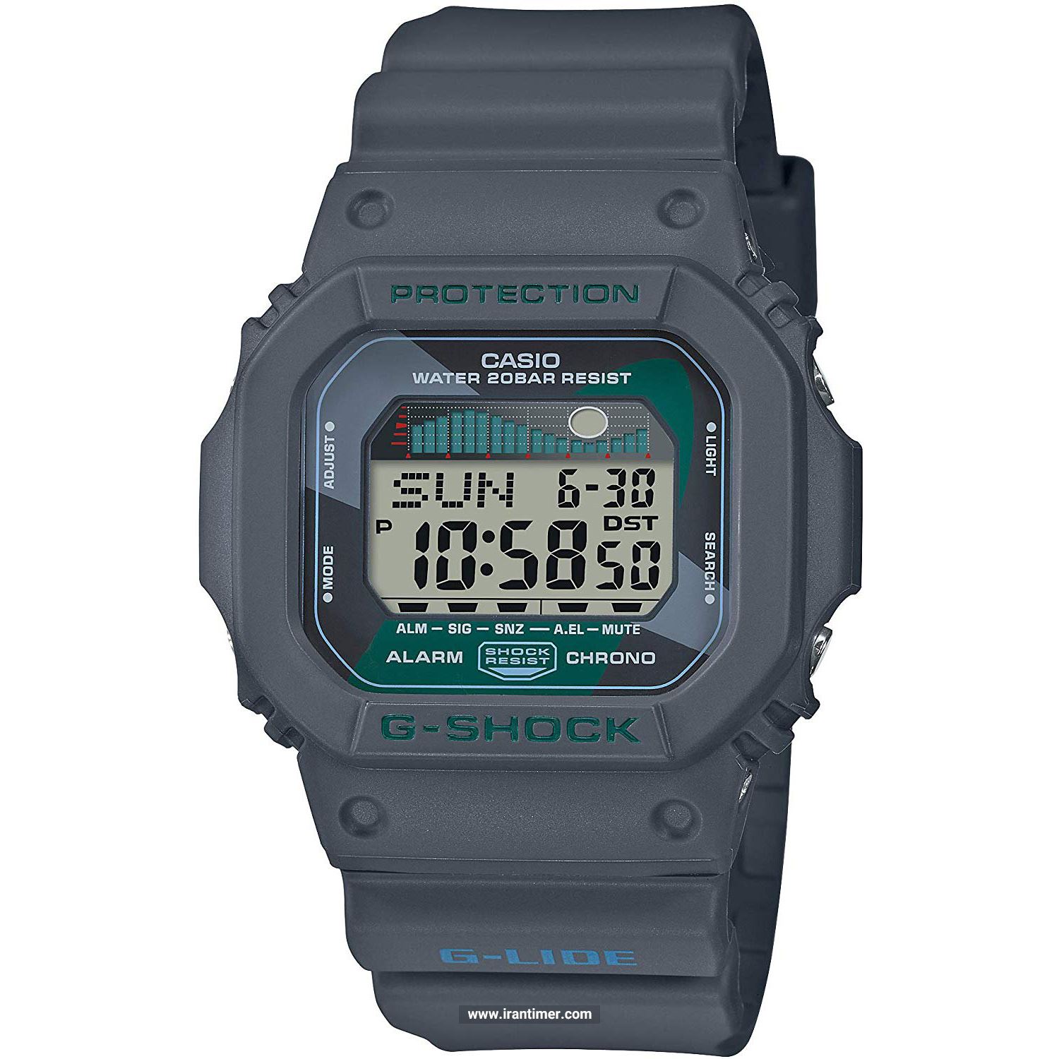 قیمت و خرید ساعت مچی مردانه کاسیو (CASIO) جی شاک مدل GLX-5600VH-1DR اسپرت | اورجینال و اصلی