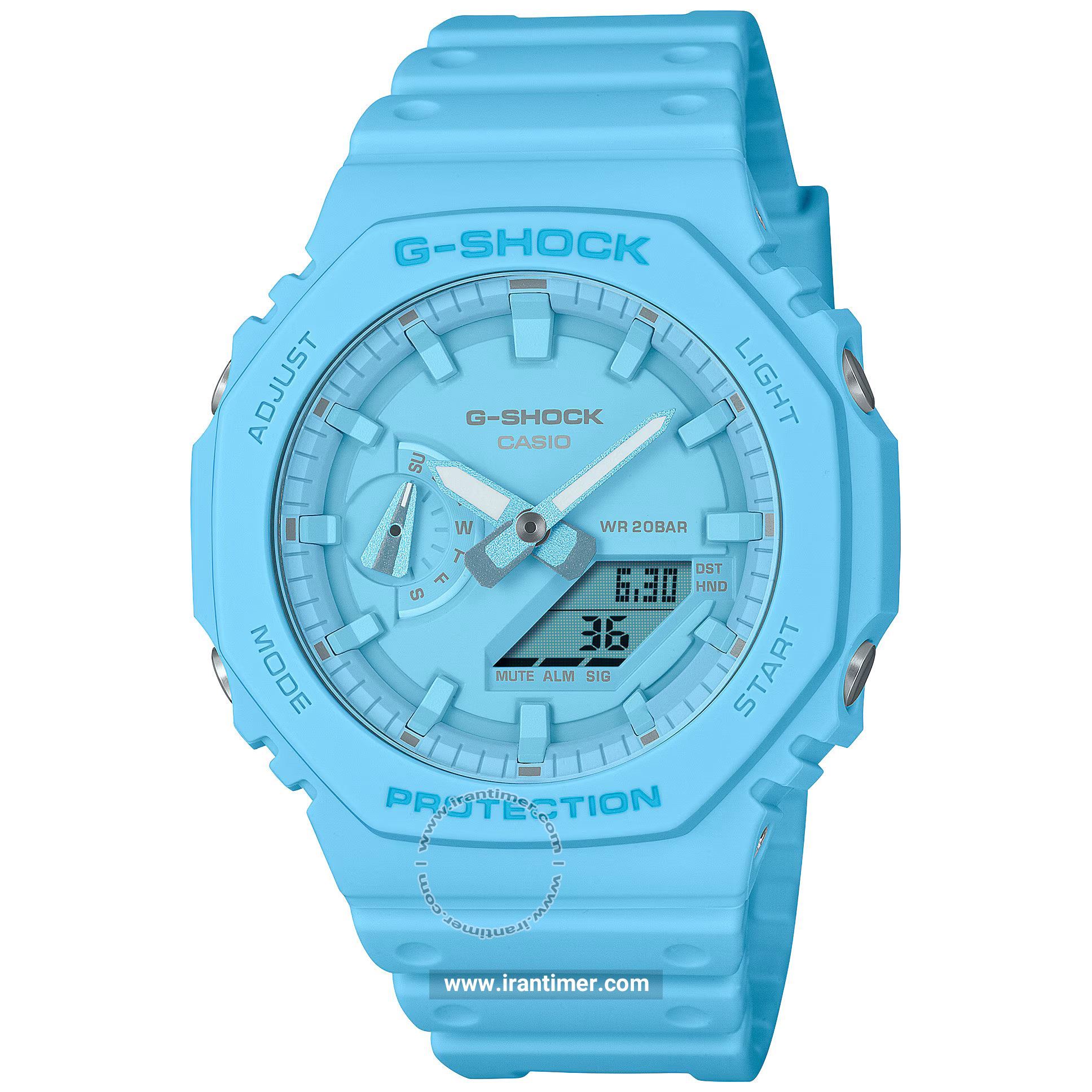 قیمت و خرید ساعت مچی مردانه کاسیو (CASIO) جی شاک مدل GA-2100-2A2DR اسپرت | اورجینال و اصلی