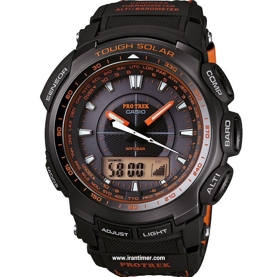 قیمت و خرید ساعت مچی مردانه کاسیو (CASIO) پروترک مدل PRG-510GB-4DR اسپرت | اورجینال و اصلی