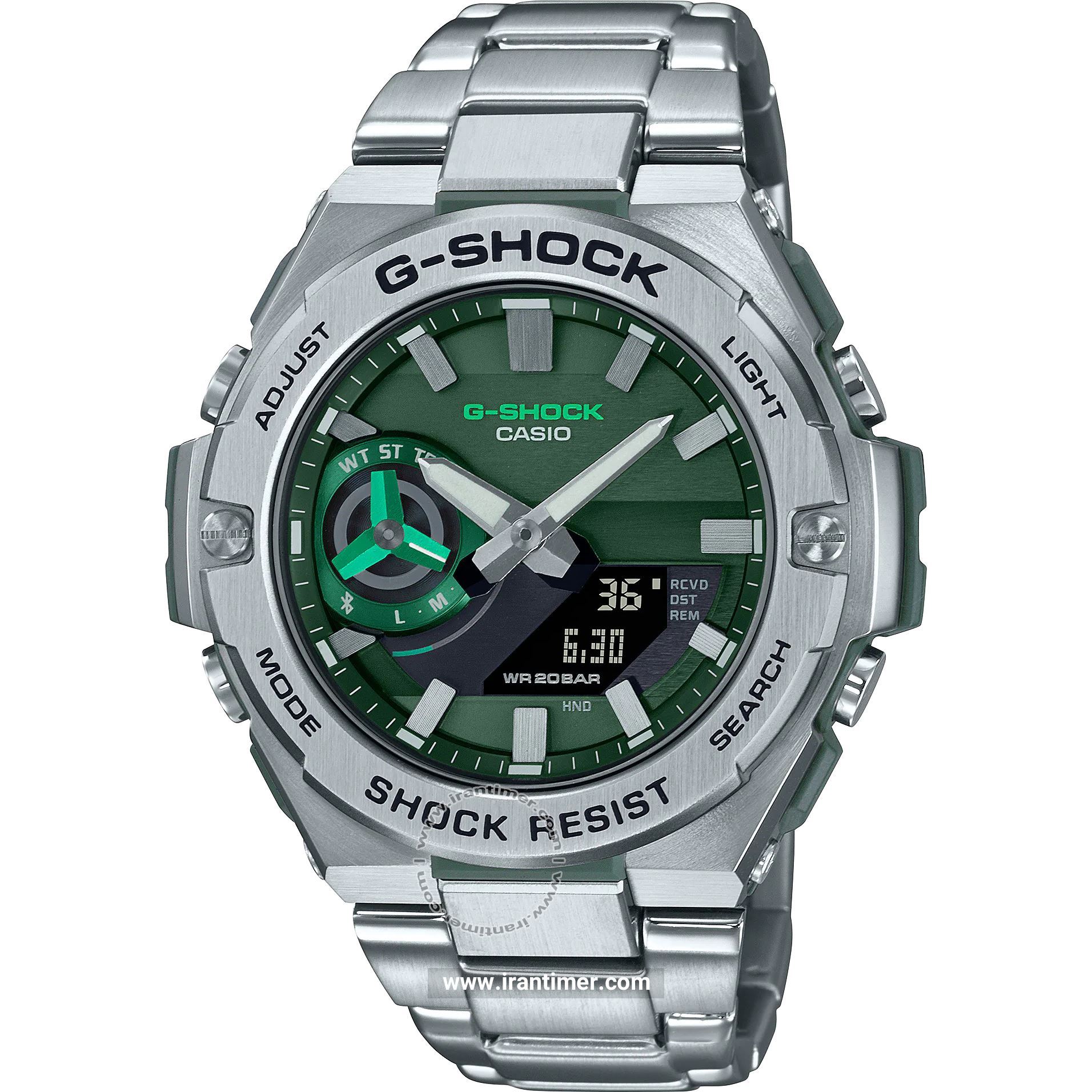 قیمت و خرید ساعت مچی مردانه کاسیو (CASIO) جی شاک مدل GST-B500AD-3ADR کلاسیک | اورجینال و اصلی