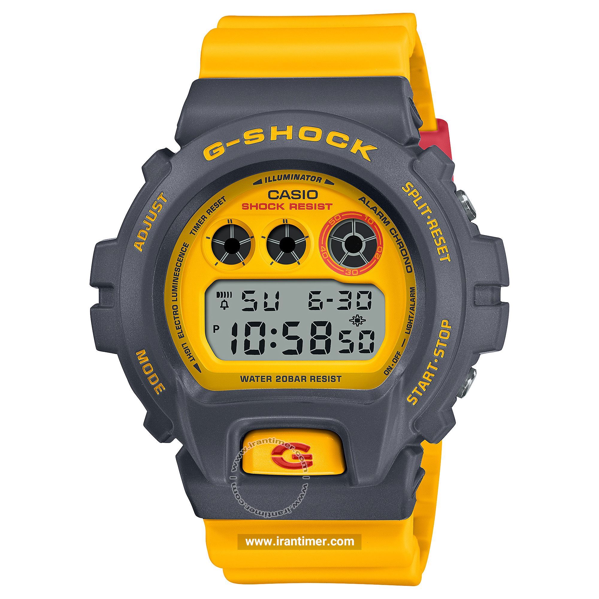 قیمت و خرید ساعت مچی مردانه کاسیو (CASIO) جی شاک مدل DW-6900Y-9DR اسپرت | اورجینال و اصلی