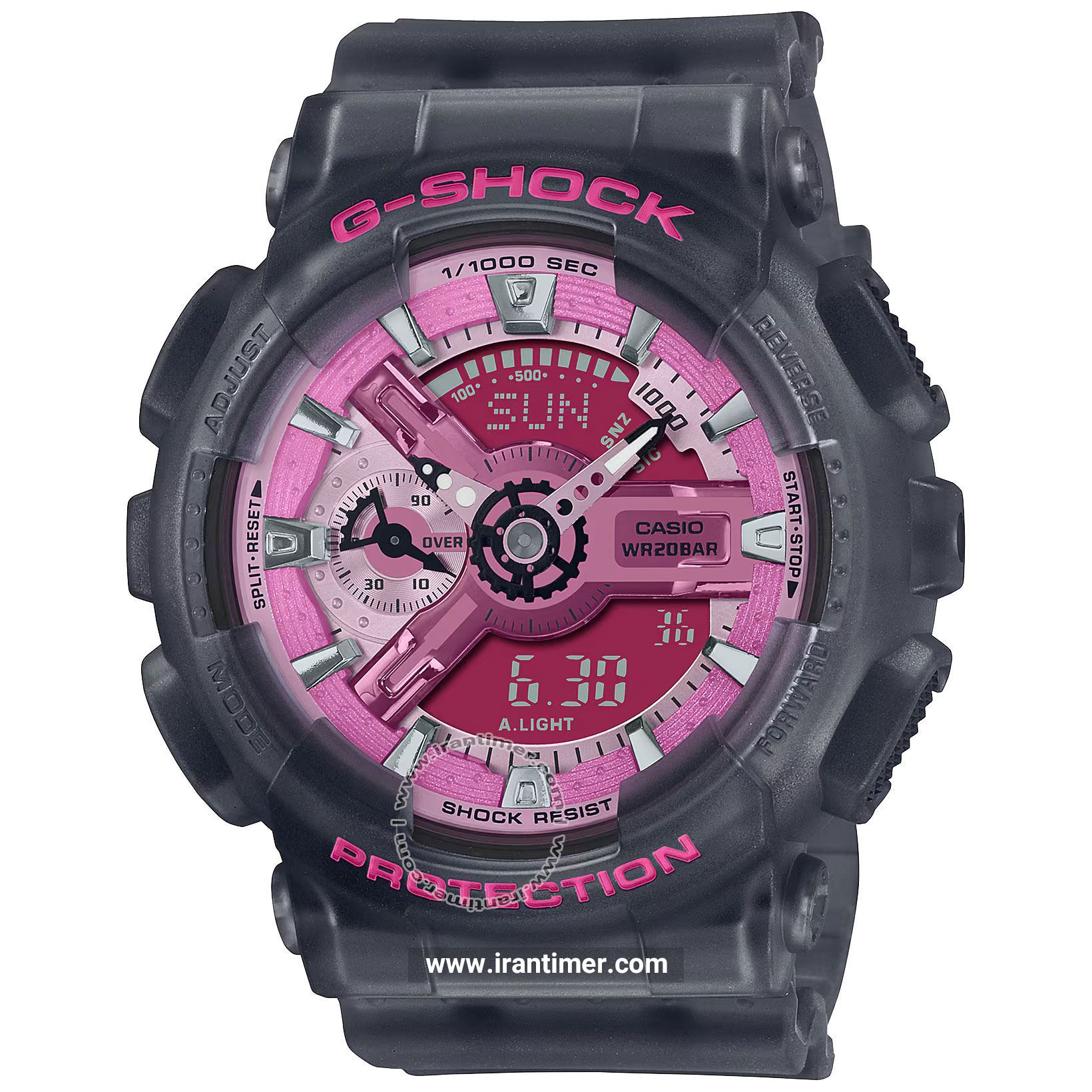 قیمت و خرید ساعت مچی زنانه کاسیو (CASIO) جی شاک مدل GMA-S110NP-8ADR اسپرت | اورجینال و اصلی