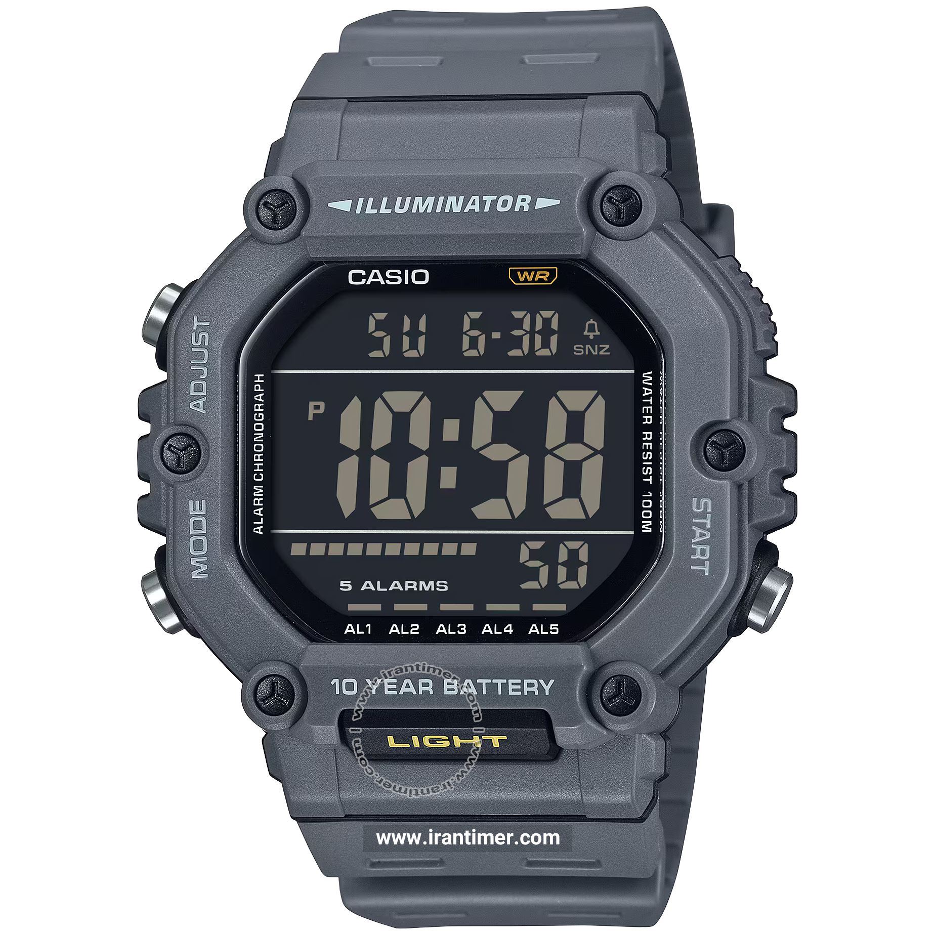 قیمت و خرید ساعت مچی مردانه کاسیو (CASIO) جنرال مدل AE-1600H-8BVDF اسپرت | اورجینال و اصلی