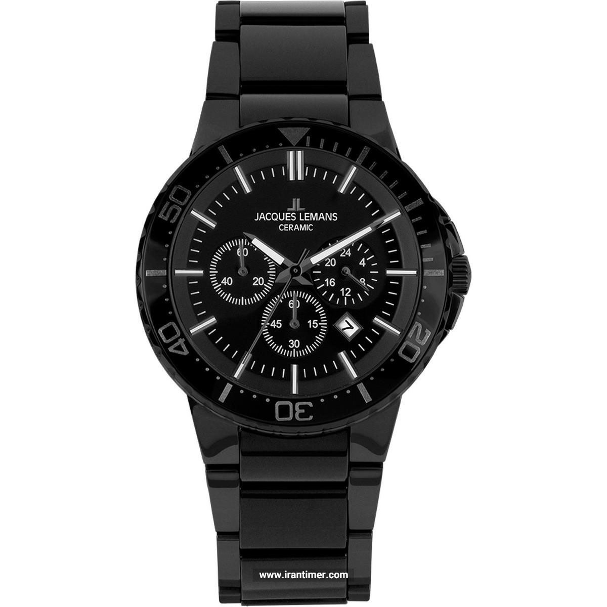 قیمت و خرید ساعت مچی مردانه ژاک لمن(JACQUES LEMANS) مدل 1-2166B کلاسیک | اورجینال و اصلی