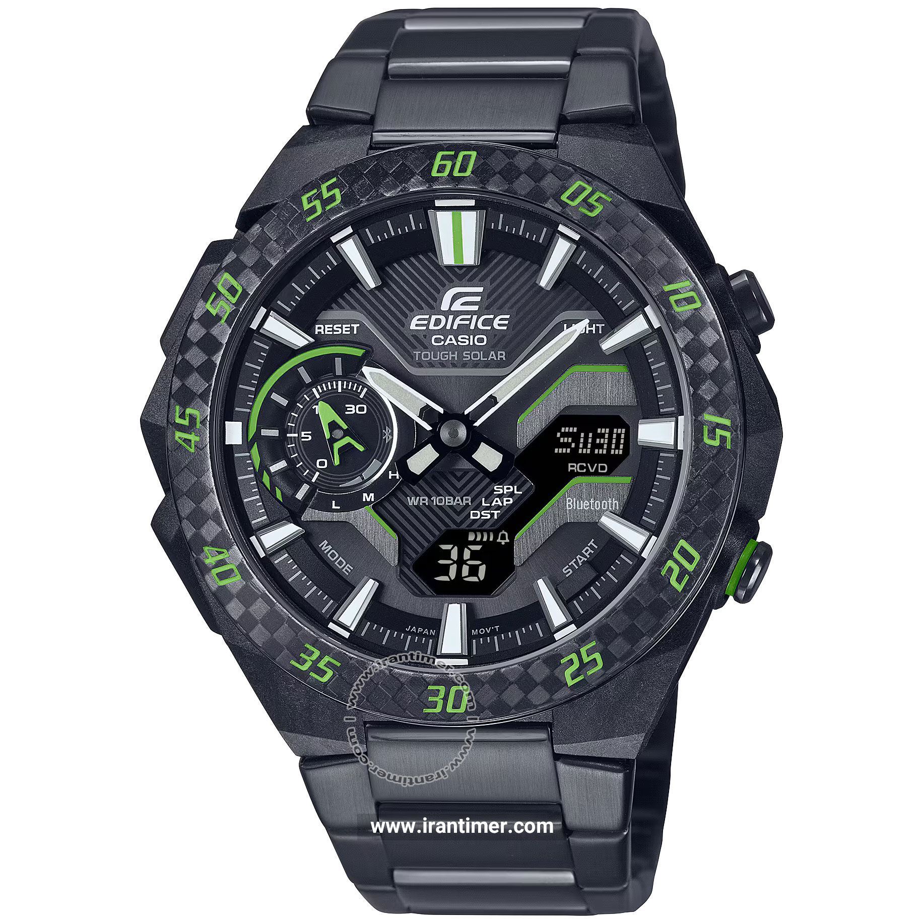 قیمت و خرید ساعت مچی مردانه کاسیو (CASIO) ادیفس(ادیفایس) مدل ECB-2200RC-1A3DF اسپرت | اورجینال و اصلی