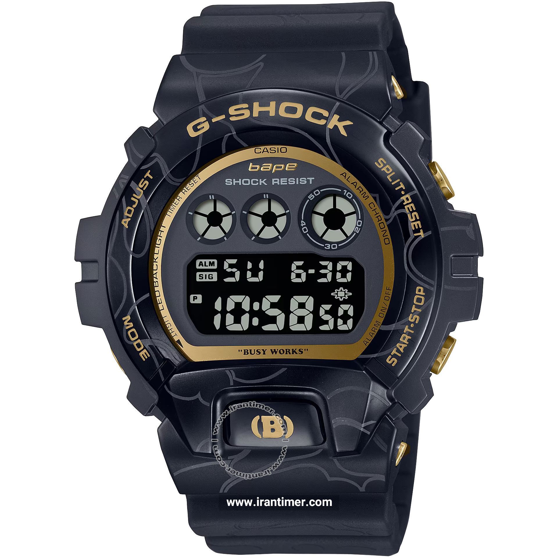 قیمت و خرید ساعت مچی مردانه کاسیو (CASIO) جی شاک مدل GM-6900BAPE-1 اسپرت | اورجینال و اصلی