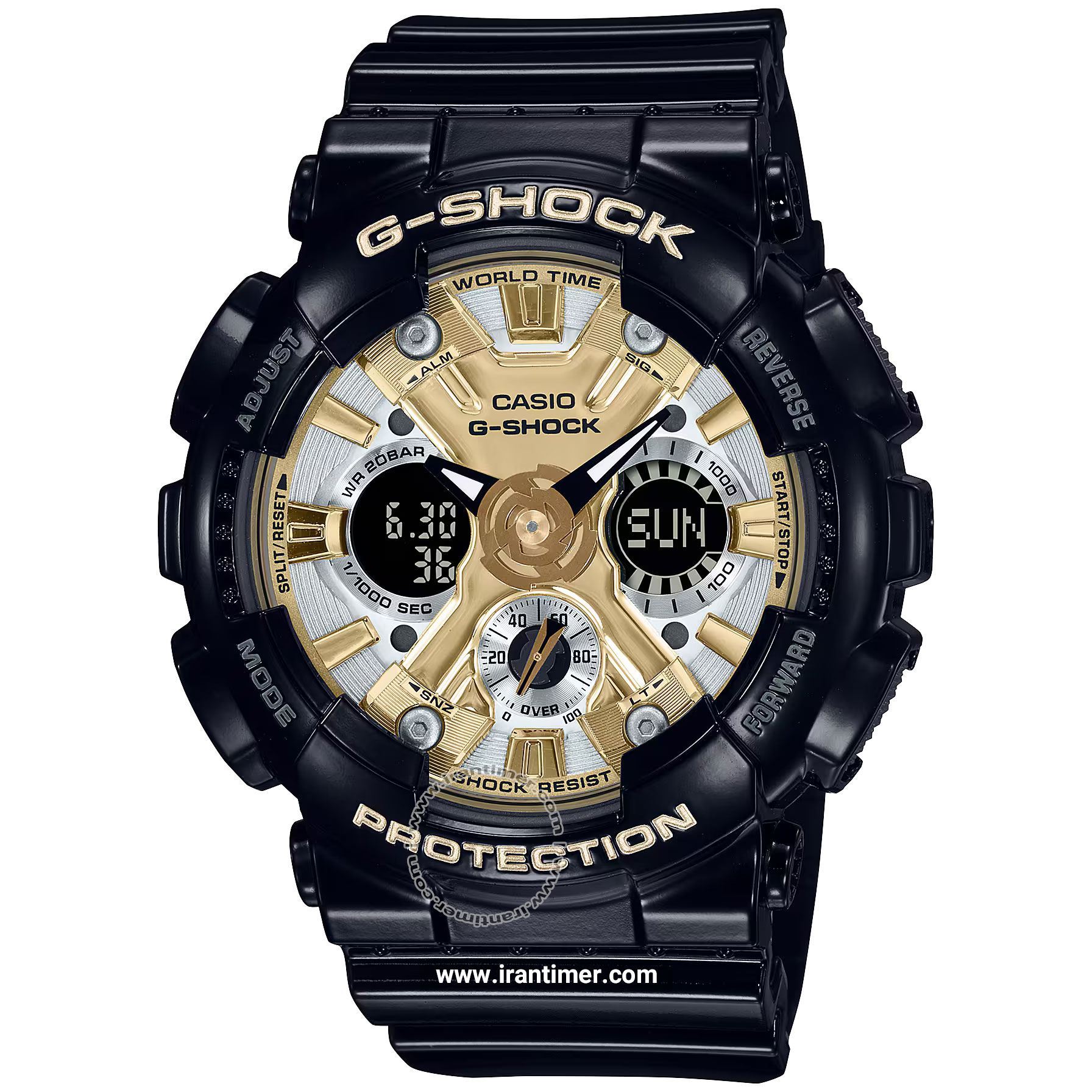 قیمت و خرید ساعت مچی مردانه زنانه کاسیو (CASIO) جی شاک مدل GMA-S120GB-1ADR اسپرت | اورجینال و اصلی