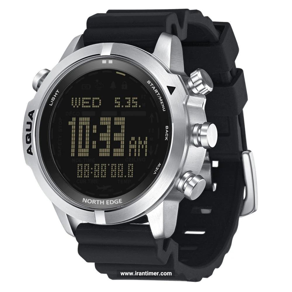 قیمت و خرید ساعت مچی مردانه نورث اج(North Edge) مدل AQUA DIVING Black اسپرت | اورجینال و اصلی