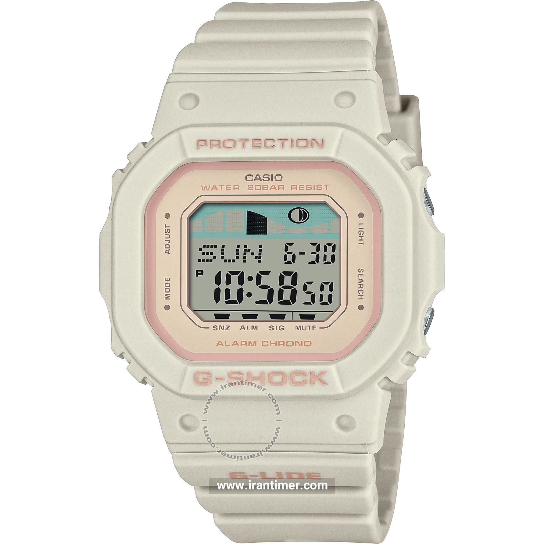 قیمت و خرید ساعت مچی زنانه کاسیو (CASIO) جی شاک مدل GLX-S5600-7DR اسپرت | اورجینال و اصلی