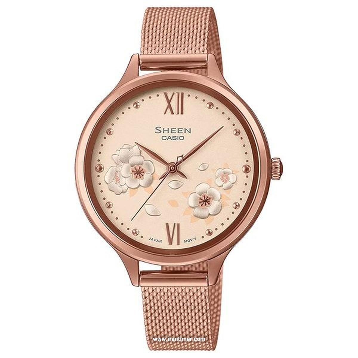 قیمت و خرید ساعت مچی زنانه کاسیو (CASIO) شین مدل SHE-4551PGM-4AUDF فشن | اورجینال و اصلی