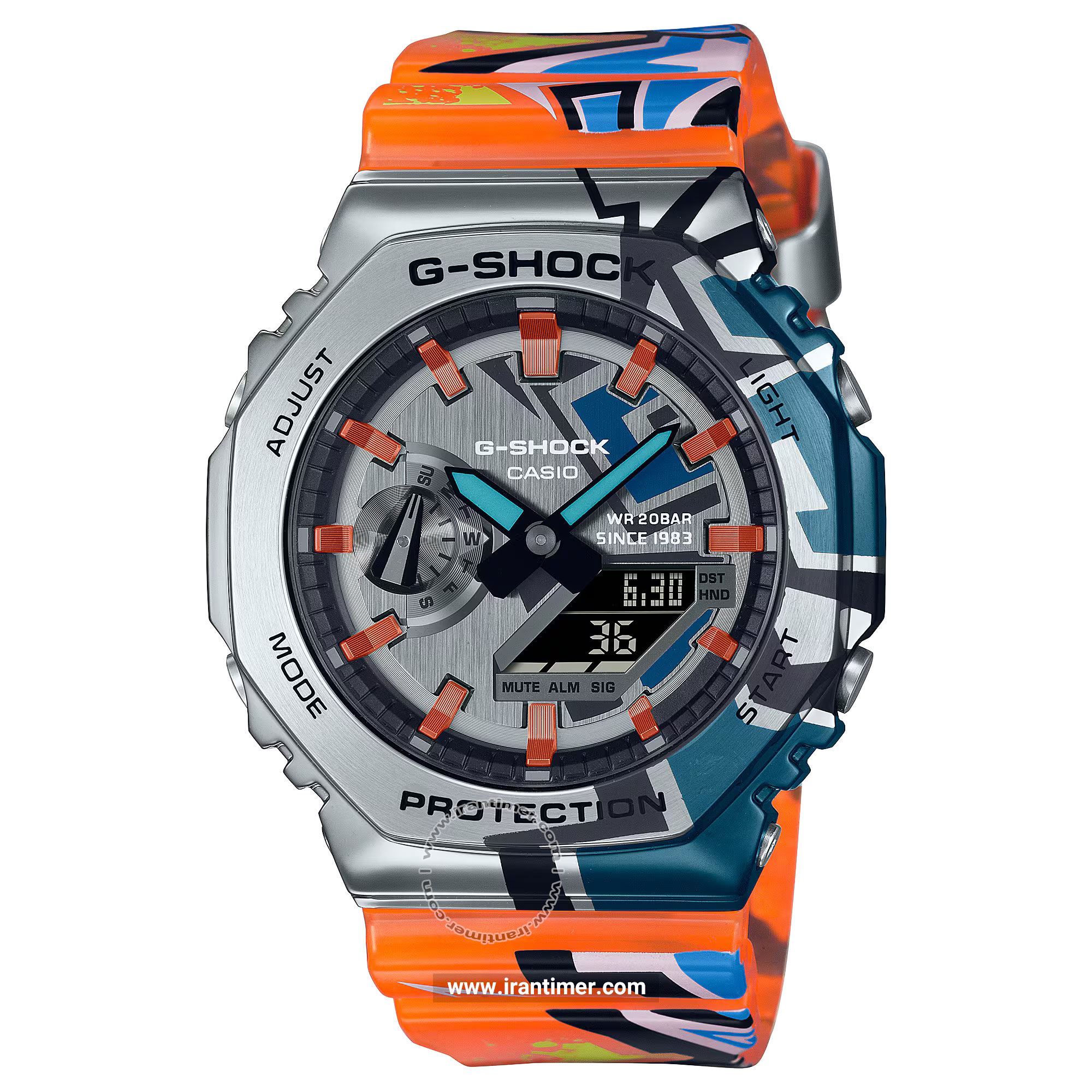 قیمت و خرید ساعت مچی مردانه کاسیو (CASIO) جی شاک مدل GM-2100SS-1ADR اسپرت | اورجینال و اصلی