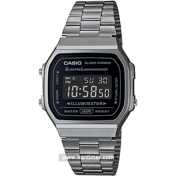 قیمت و خرید ساعت مچی مردانه کاسیو (CASIO) جنرال مدل A168WGG-1BDF کلاسیک اسپرت | اورجینال و اصلی