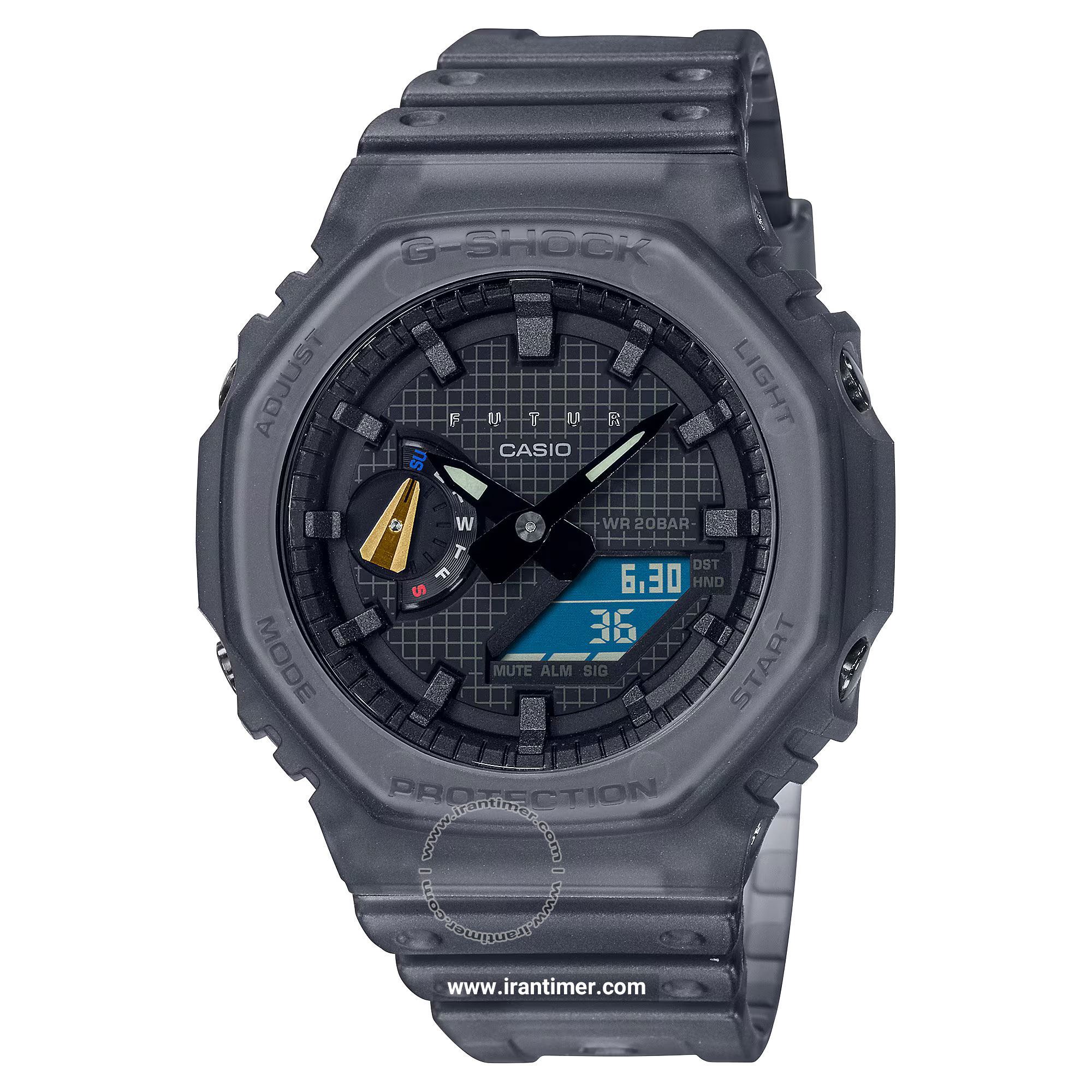 قیمت و خرید ساعت مچی مردانه کاسیو (CASIO) جی شاک مدل GA-2100FT-8ADR اسپرت | اورجینال و اصلی