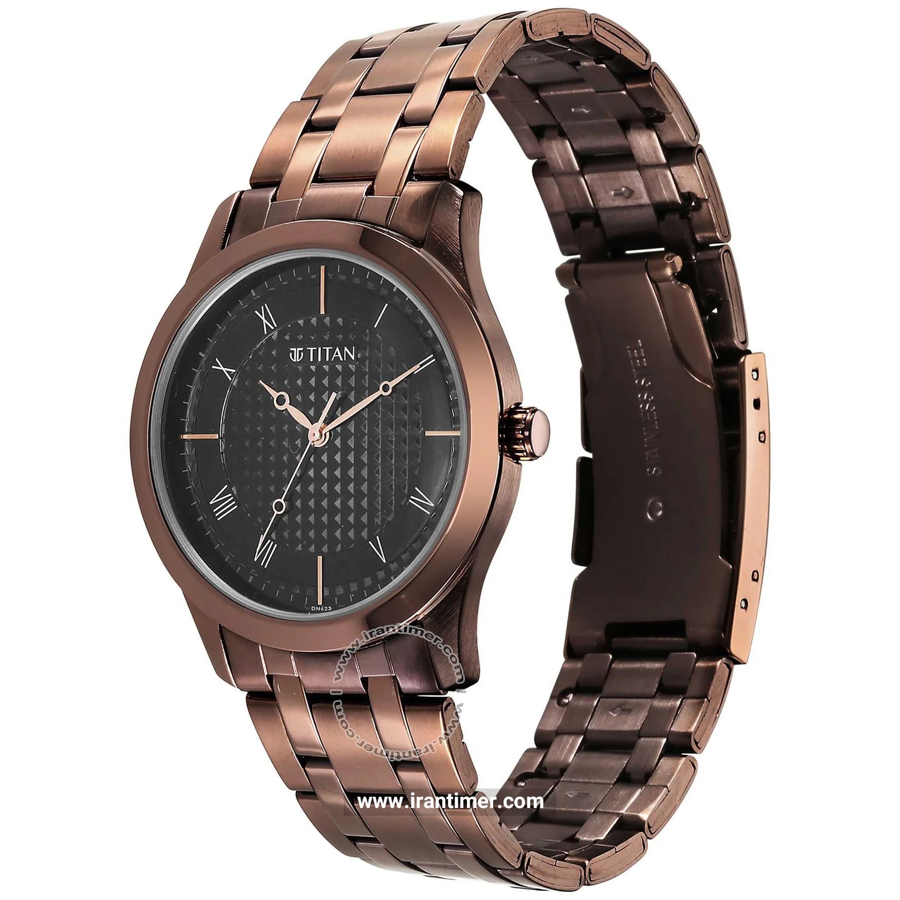 قیمت و خرید ساعت مچی مردانه تایتِن(TITAN) مدل T1823QM01 کلاسیک | اورجینال و اصلی