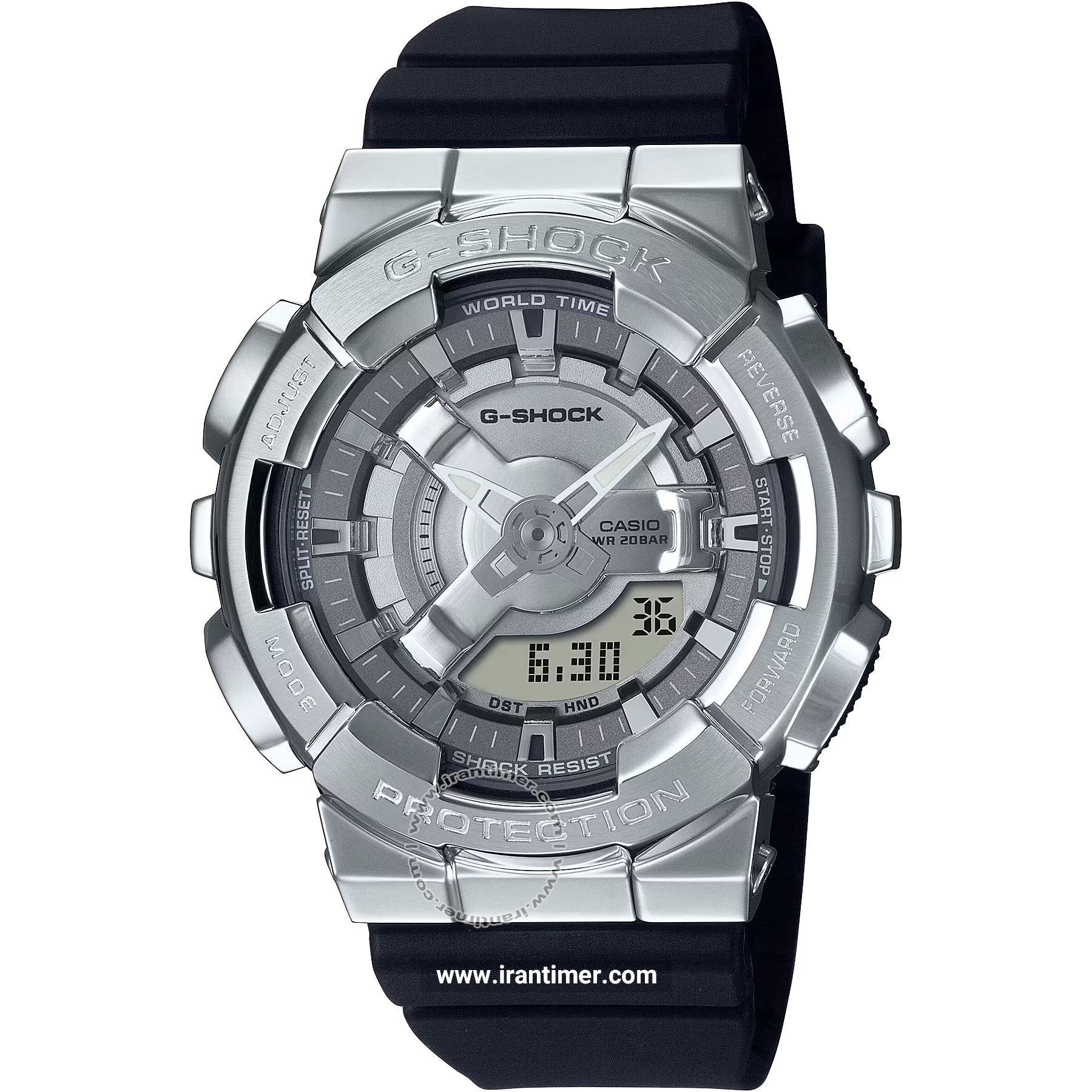 قیمت و خرید ساعت مچی مردانه زنانه کاسیو (CASIO) جی شاک مدل GM-S110-1ADR اسپرت | اورجینال و اصلی