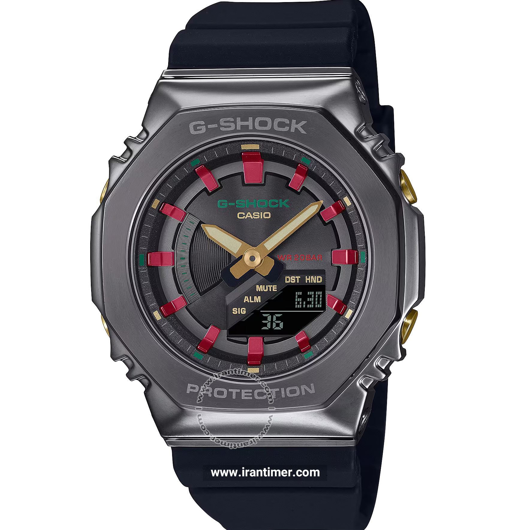 قیمت و خرید ساعت مچی زنانه کاسیو (CASIO) جی شاک مدل GM-S2100CH-1ADR اسپرت | اورجینال و اصلی