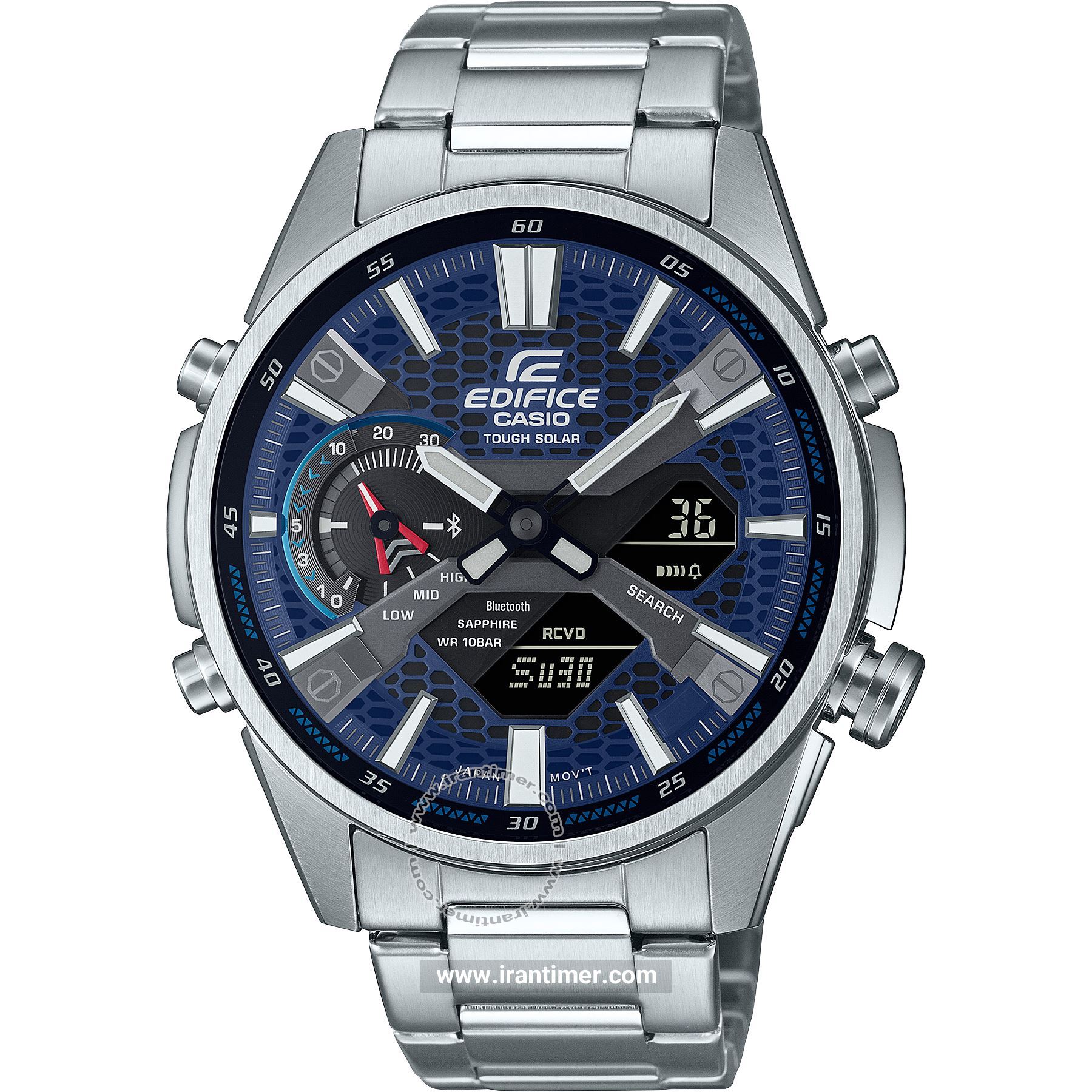 قیمت و خرید ساعت مچی مردانه کاسیو (CASIO) ادیفس(ادیفایس) مدل ECB-S100D-2ADF کلاسیک | اورجینال و اصلی