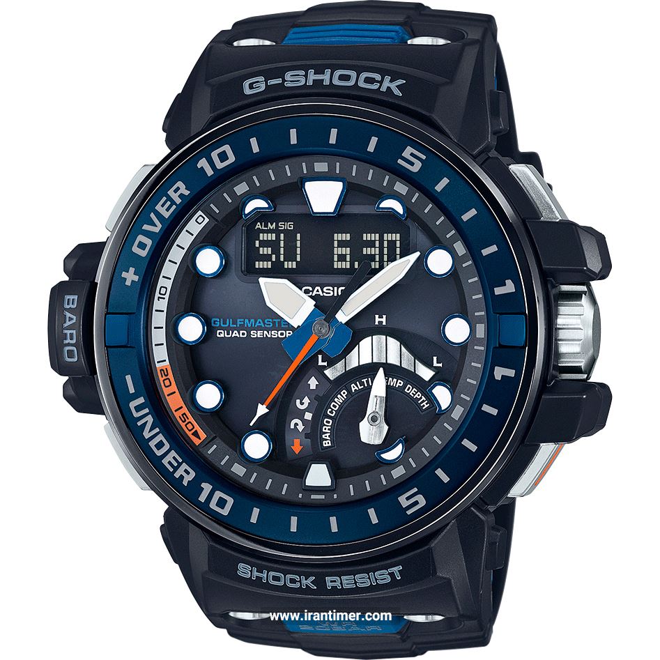 قیمت و خرید ساعت مچی مردانه کاسیو (CASIO) جی شاک مدل GWN-Q1000-1ADR اسپرت | اورجینال و اصلی