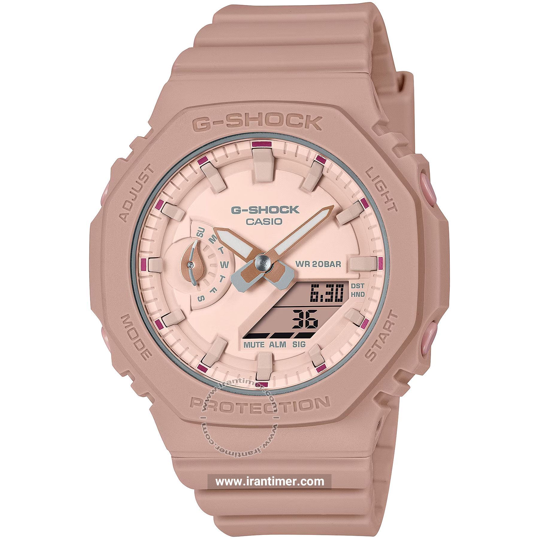 قیمت و خرید ساعت مچی زنانه کاسیو (CASIO) جی شاک مدل GMA-S2100NC-4A2 اسپرت | اورجینال و اصلی
