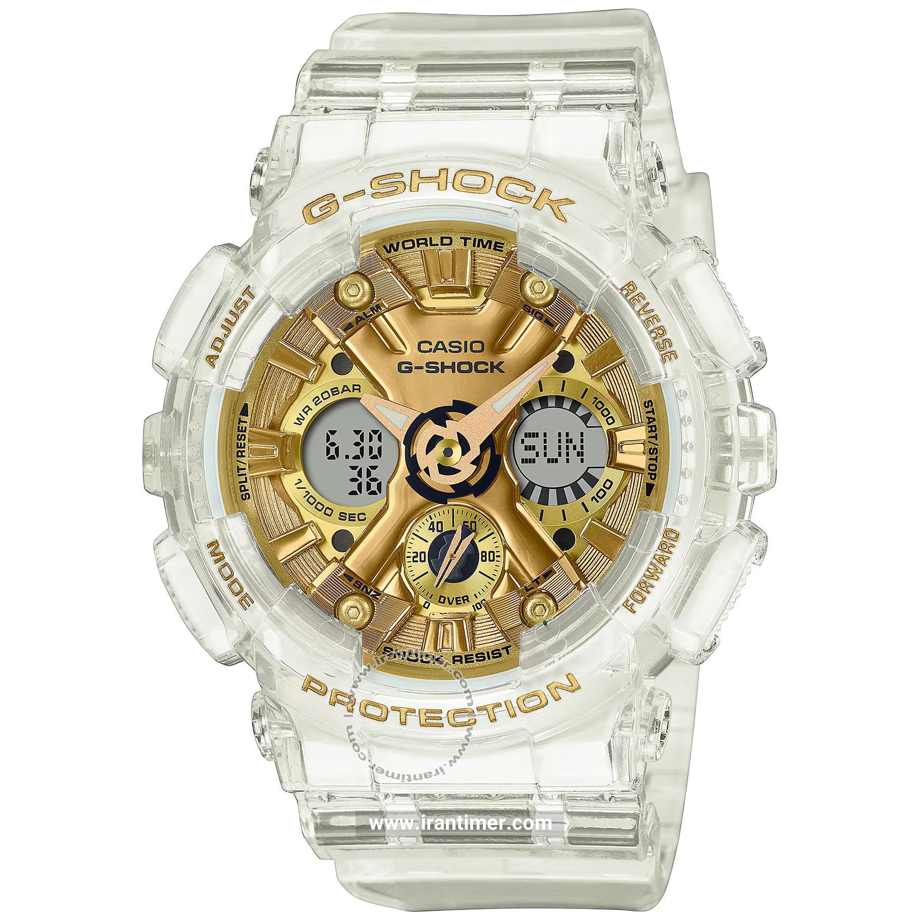 قیمت و خرید ساعت مچی زنانه کاسیو (CASIO) جی شاک مدل GMA-S120SG-7ADR اسپرت | اورجینال و اصلی