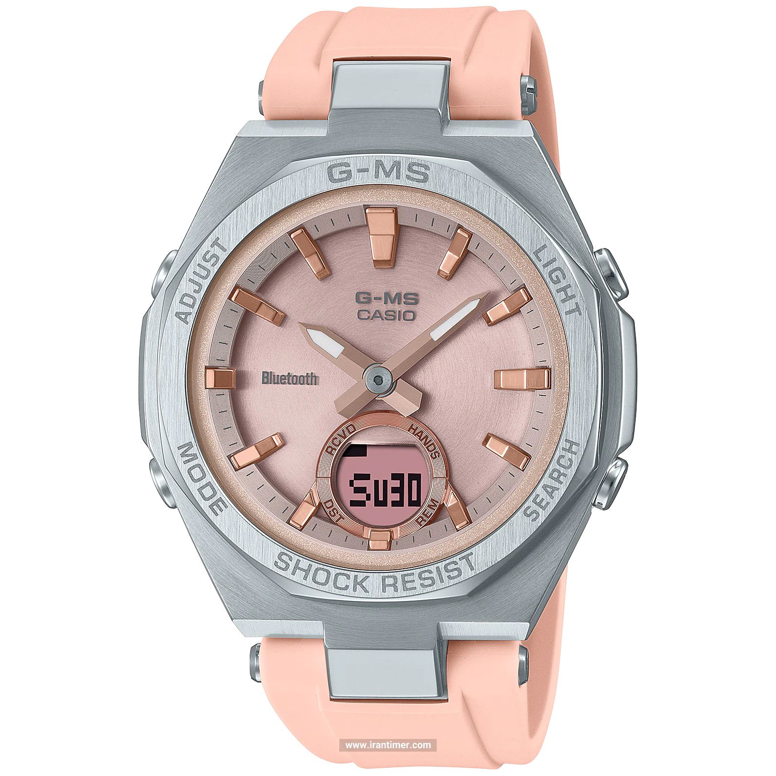 قیمت و خرید ساعت مچی زنانه کاسیو (CASIO) جی شاک مدل MSG-B100-4ADR اسپرت | اورجینال و اصلی