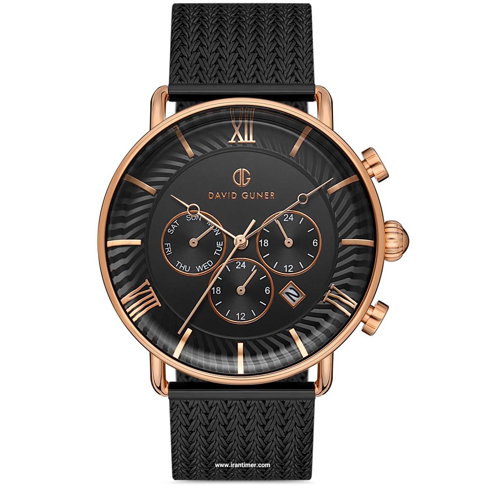 قیمت و خرید ساعت مچی مردانه دیوید گانر(David Guner) مدل DG-8297GC-R2 کلاسیک | اورجینال و اصلی