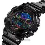 قیمت و خرید ساعت مچی مردانه کاسیو (CASIO) جی شاک مدل GA-100RGB-1AER اسپرت | اورجینال و اصلی - تصویر 6